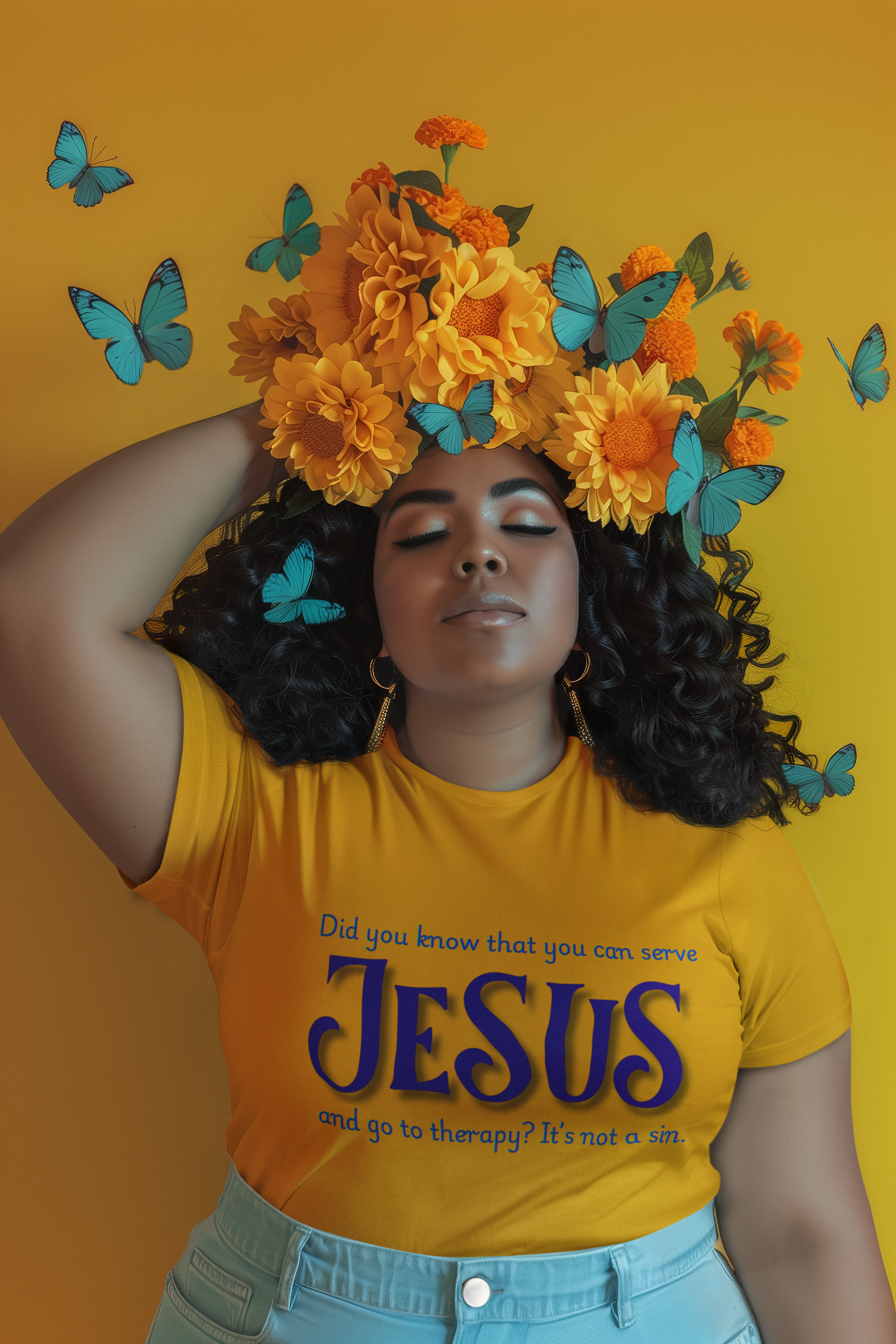 Religious Shirt for Gift, Religious Gift, Inspirational Shirt, Jesus T-Shirt, Christian T-Shirt, Jesus is Love, Unisex, Therapy Shirt, Mental Health Tees