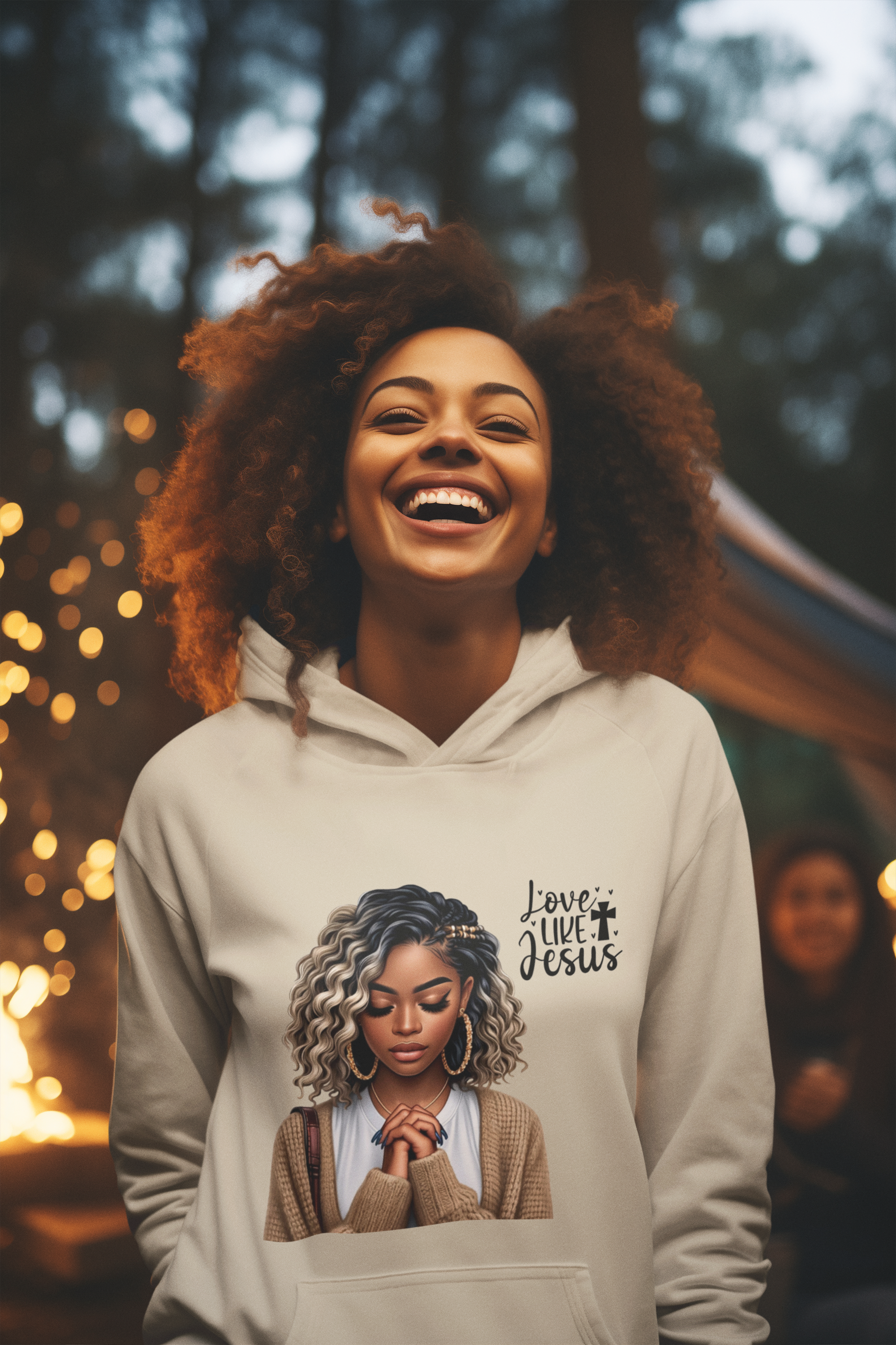 Love Like Jesus Hoodie — Inspiring Faith Sweatshirt product thumbnail image Love Like Jesus Hoodie — Inspiring Faith Sweatshirt product thumbnail image