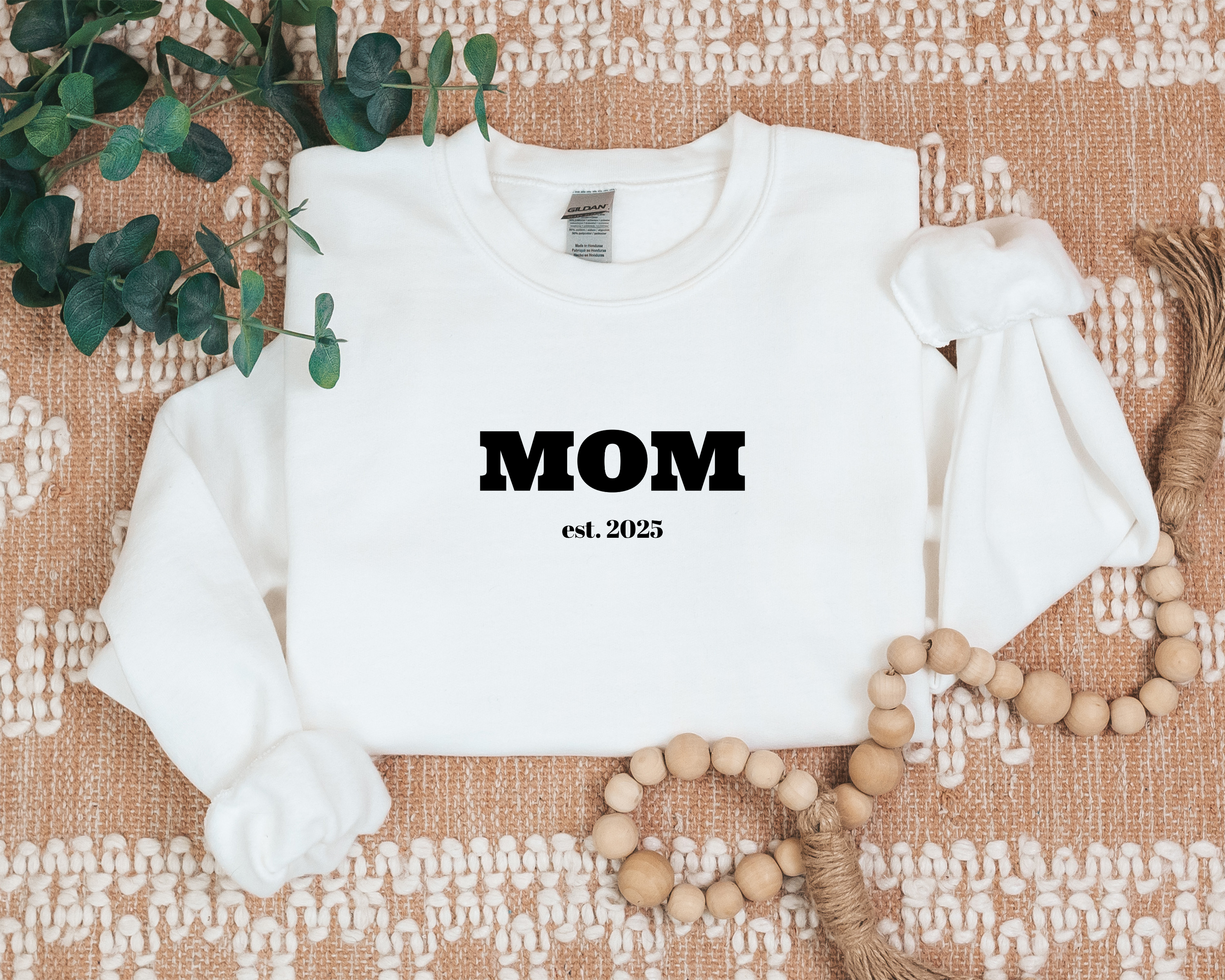 Mom est. 2025 sweatshirt, Mom est sweatshirt, New mom gift, Baby shower gift, Mother's Day gift product thumbnail image Mom est. 2025 sweatshirt, Mom est sweatshirt, New mom gift, Baby shower gift, Mother's Day gift product thumbnail image