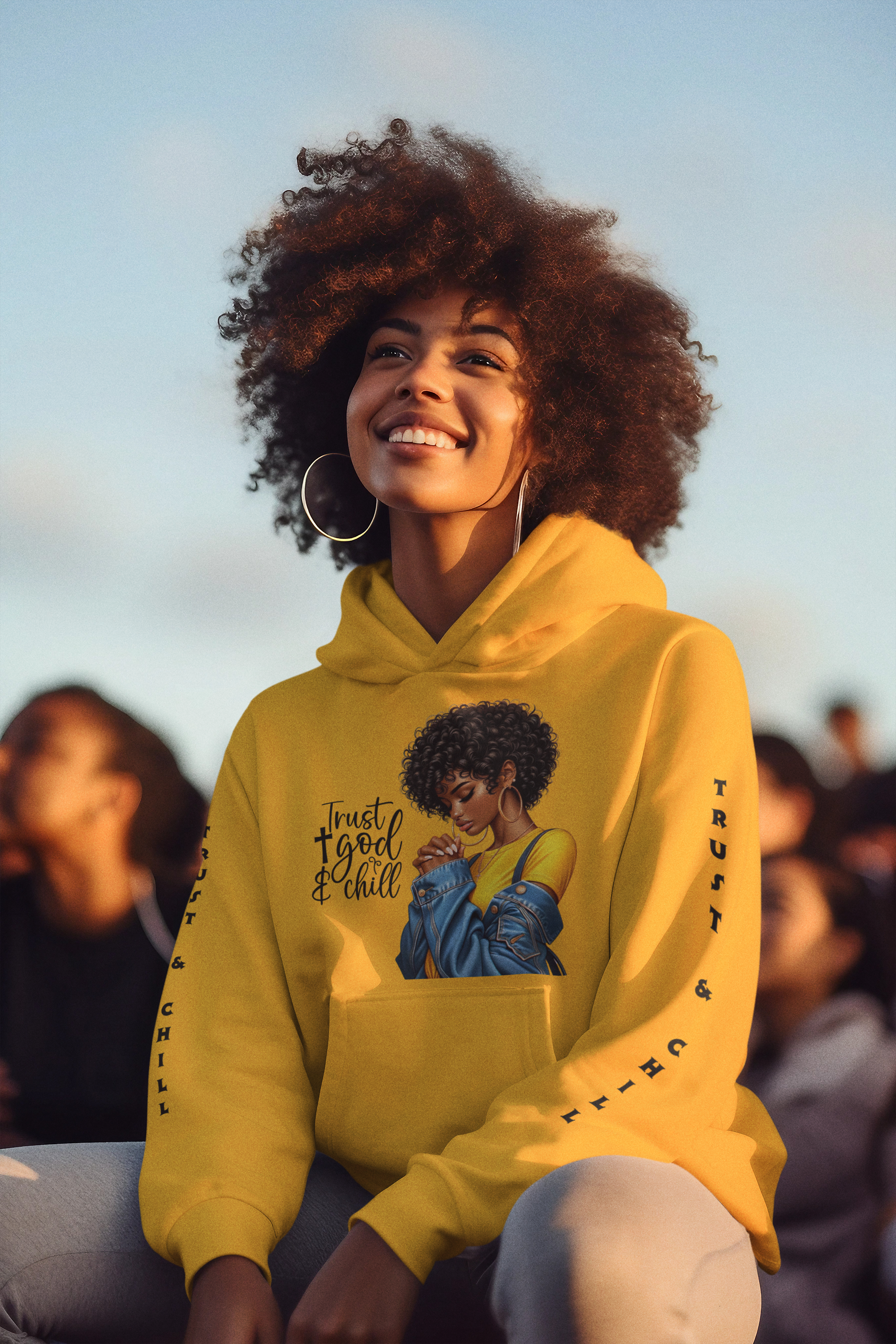 Trust & Chill Unisex Heavy Blend™ Hooded Sweatshirt - Cozy, Stylish Sweatshirt for Relaxation Trust & Chill Unisex Heavy Blend™ Hooded Sweatshirt - Cozy, Stylish Sweatshirt for Relaxation
