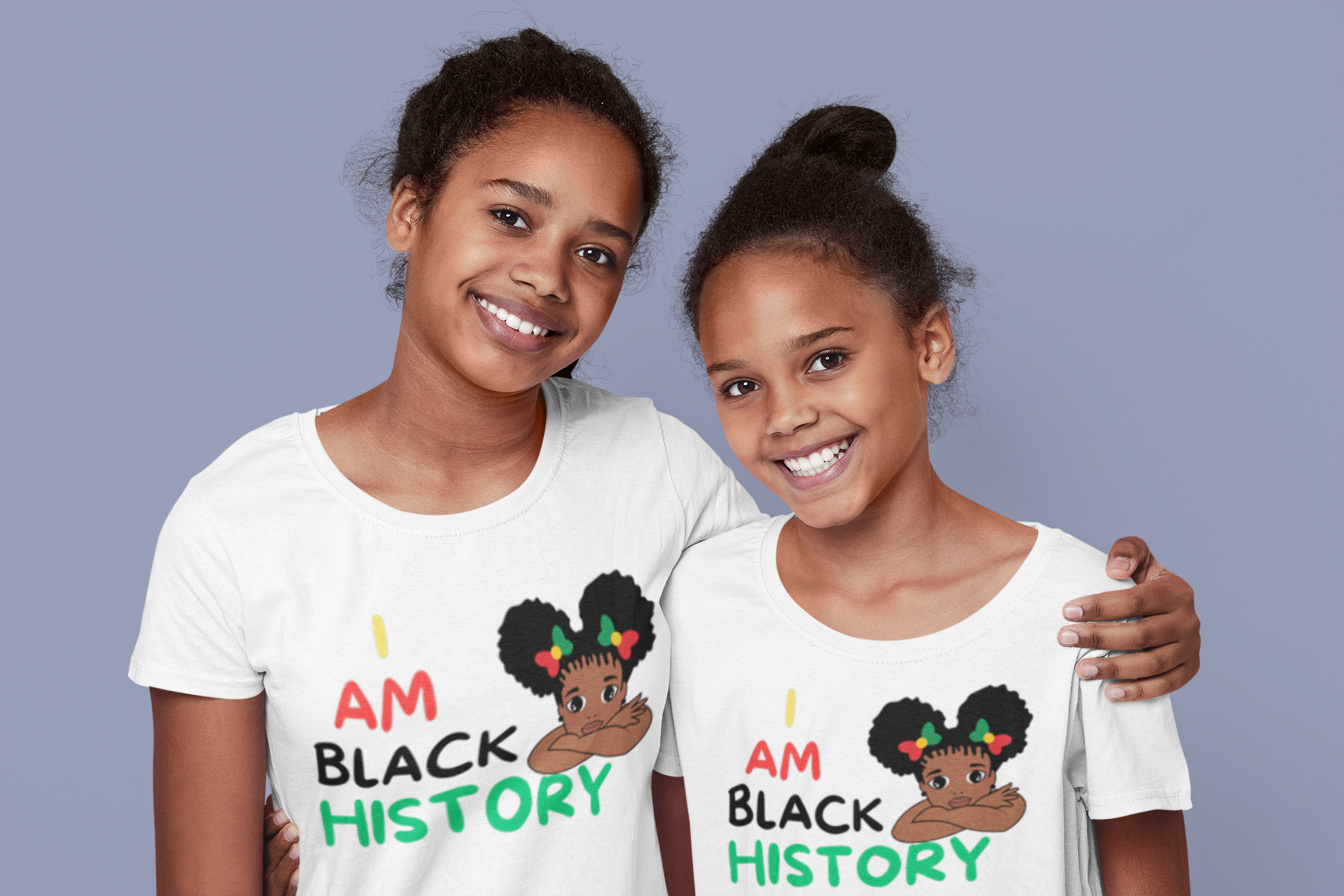 Girls I Am Black History Tee