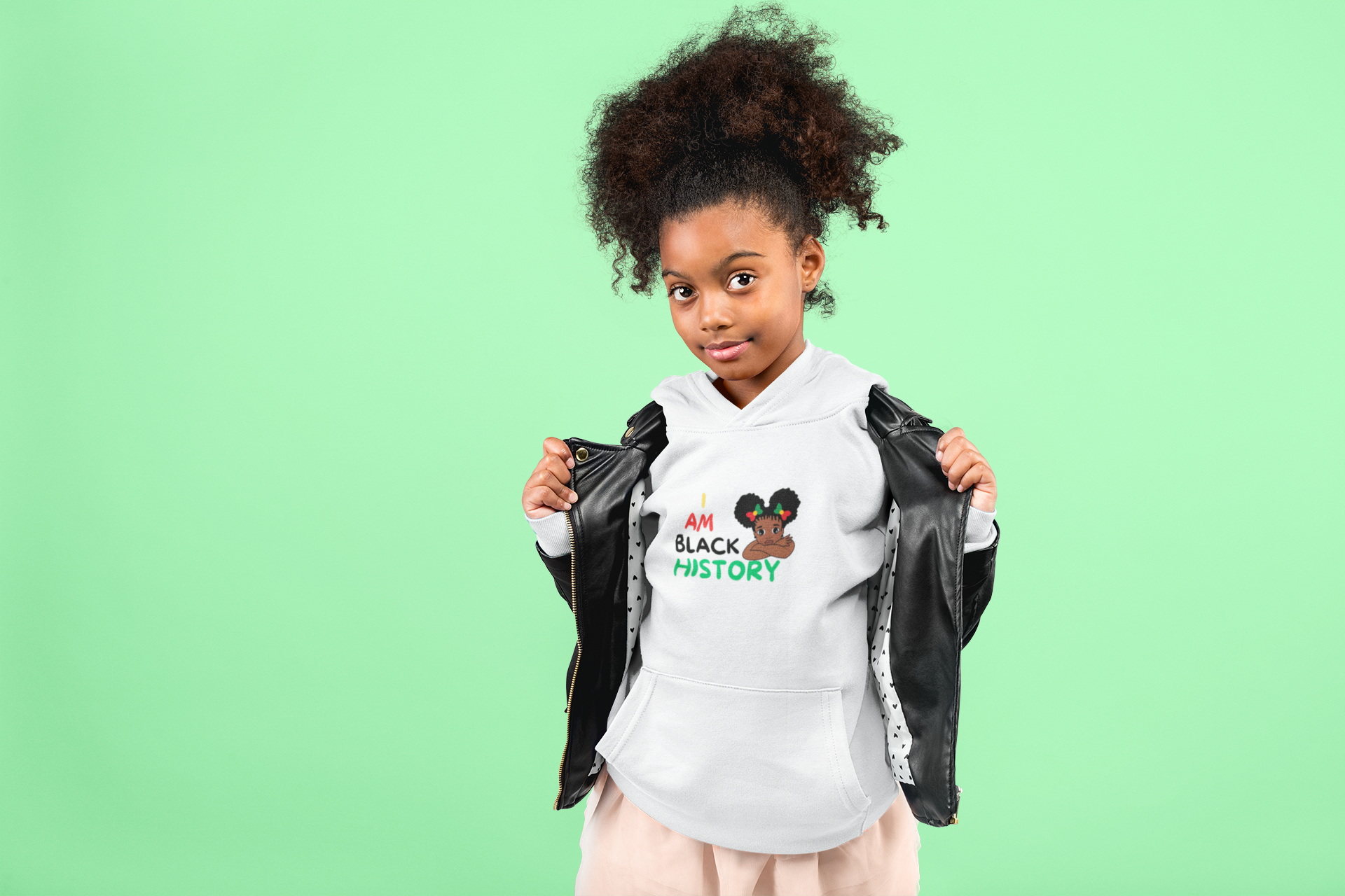 Girls I Am Black History Hoodie