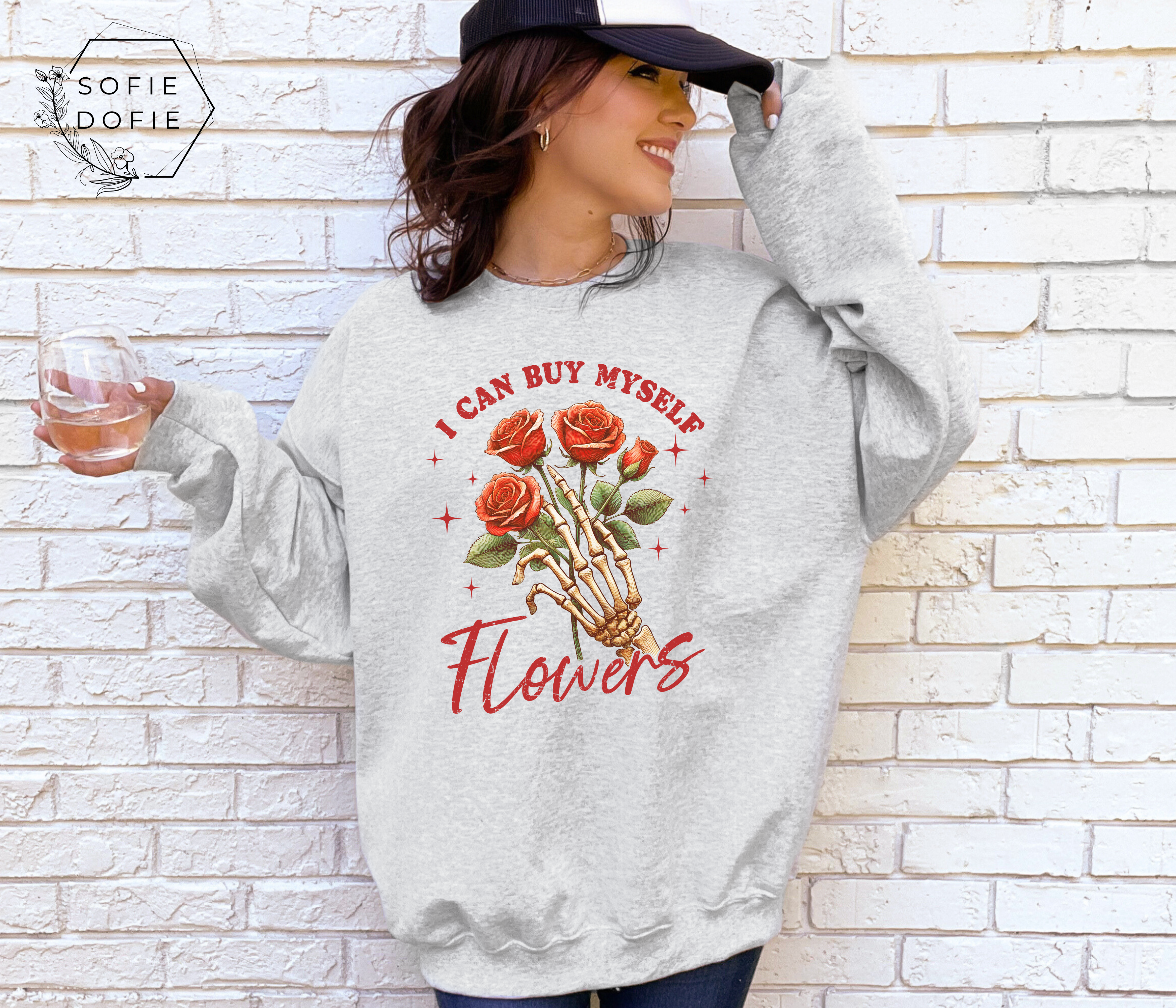 I Can Buy Myself Flowers Sweatshirt product thumbnail image I Can Buy Myself Flowers Sweatshirt product thumbnail image