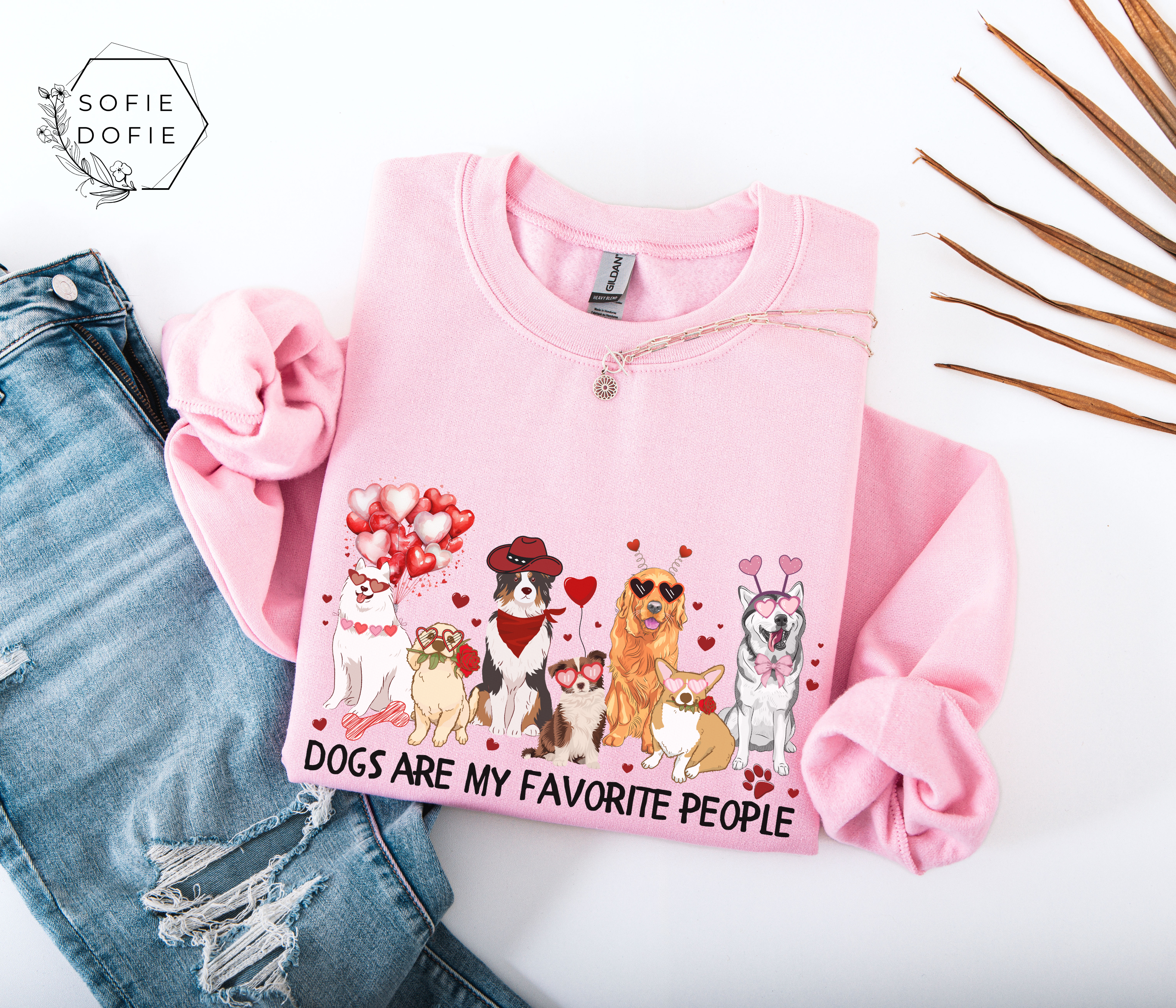 Dog Lover Sweatshirt - Unisex Heavy Blend™ Crewneck product thumbnail image Dog Lover Sweatshirt - Unisex Heavy Blend™ Crewneck product thumbnail image