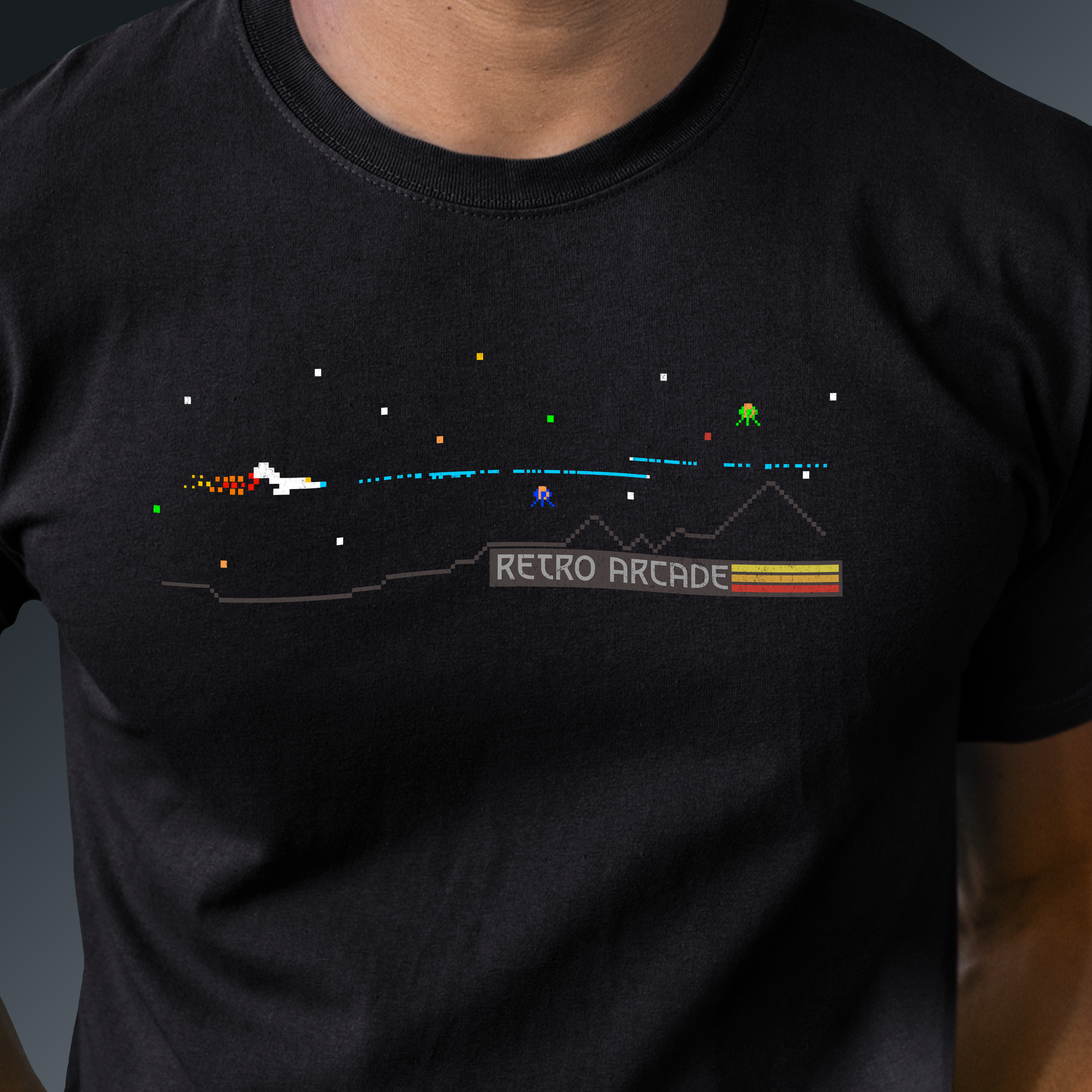 Defender Retro Video Game Tshirt, Retro Gamer, Arcade Game Shirt, Side Scroller Tshirt Defender Retro Video Game Tshirt, Retro Gamer, Arcade Game Shirt, Side Scroller Tshirt