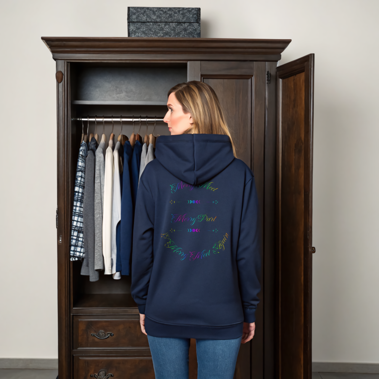 Merry Meet - Unisex Hooded Sweatshirt product thumbnail image Merry Meet - Unisex Hooded Sweatshirt product thumbnail image