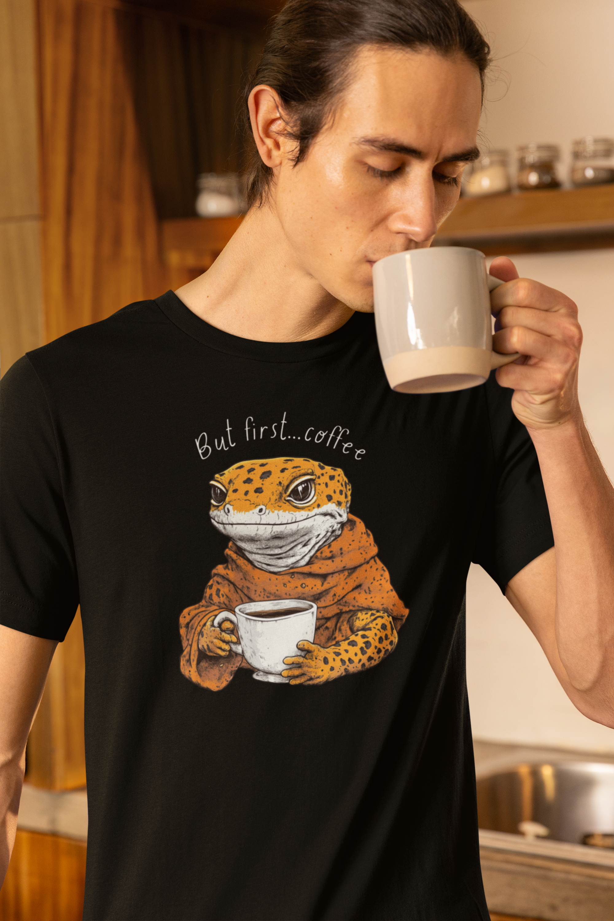 But First...Coffee | Leopard Gecko T-Shirt | Reptile Keeper product thumbnail image But First...Coffee | Leopard Gecko T-Shirt | Reptile Keeper product thumbnail image