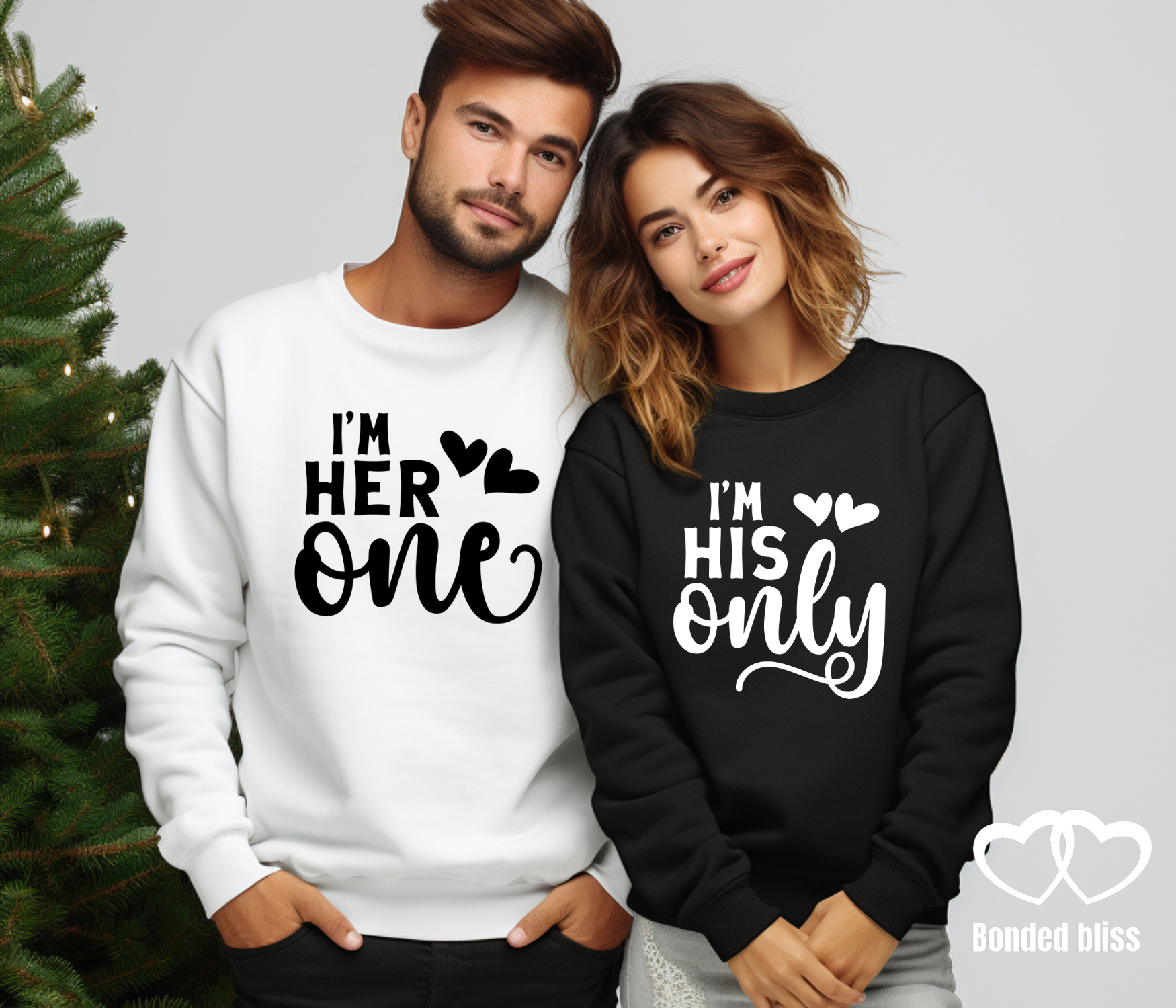 Matching Couple Sweatshirts – “I’m Her One” &amp; “I’m His Only"