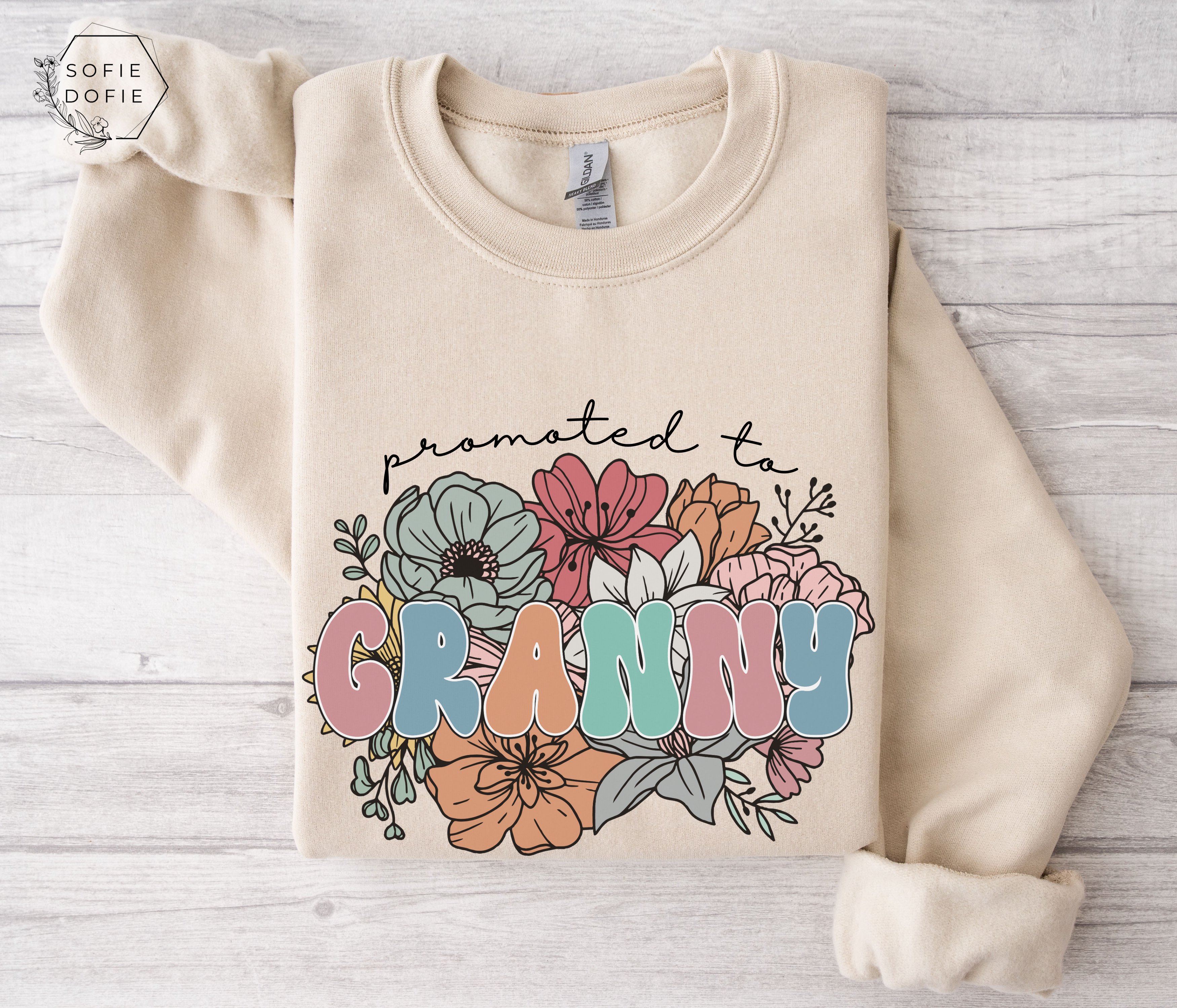 Crewneck Sweatshirt Promoted to Granny product thumbnail image Crewneck Sweatshirt Promoted to Granny product thumbnail image