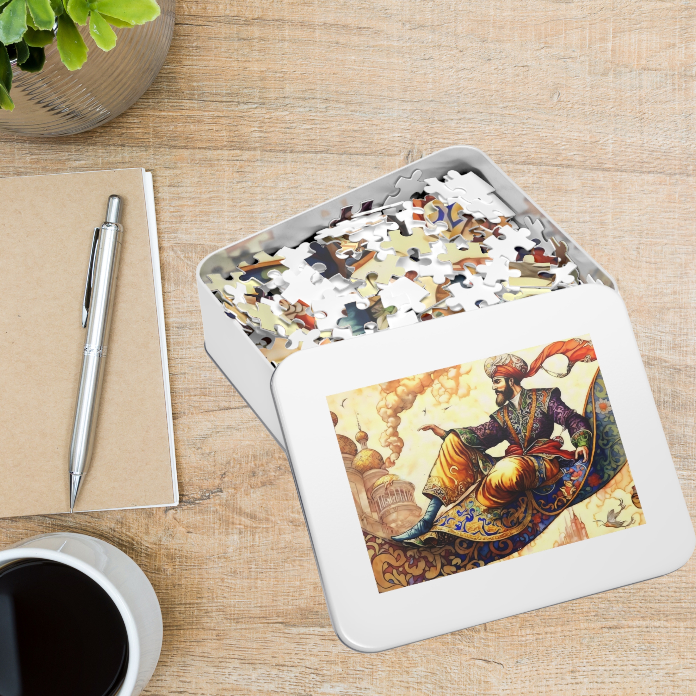 Arabian 1001 Baghdad Nights Flying Carpet Jigsaw Puzzle (30, 110, 252, 500,1000-Piece) Arabian 1001 Baghdad Nights Flying Carpet Jigsaw Puzzle (30, 110, 252, 500,1000-Piece)