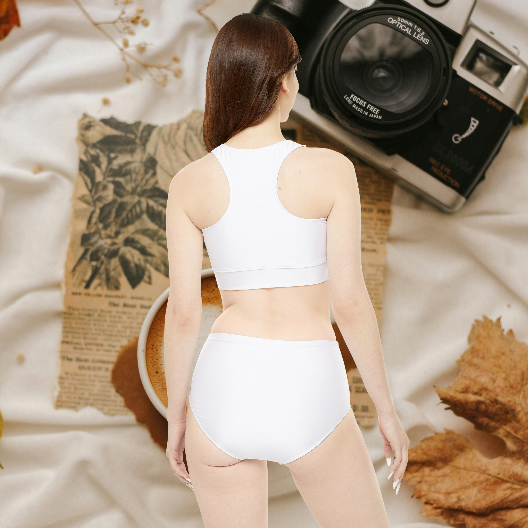 I love my man Sporty Bikini Set (AOP), soprt lovers bikini product thumbnail image