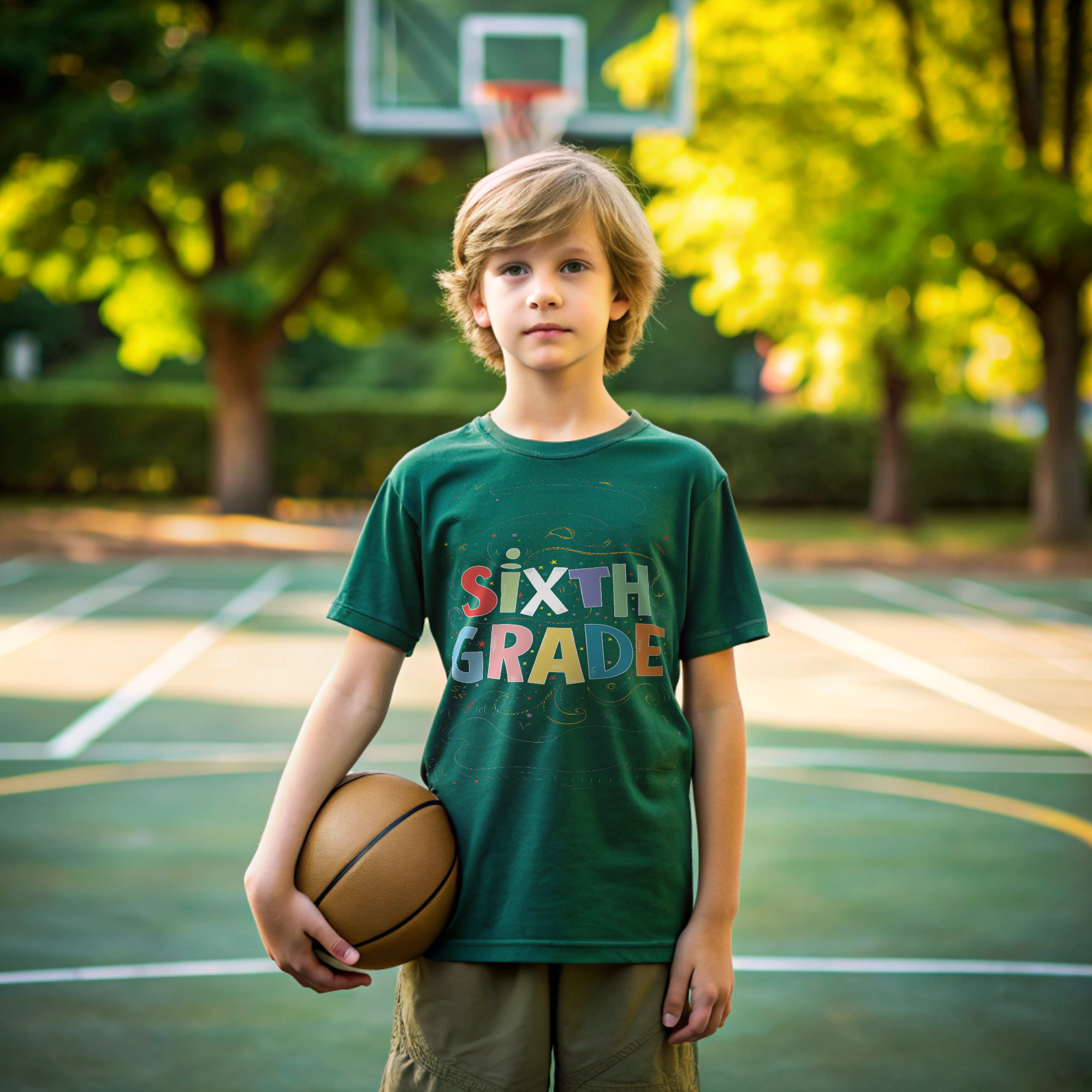 Colorful Sixth Grade Kid's Size T-Shirt - Fun Chalkboard Style Back-to-School Shirt product thumbnail image Colorful Sixth Grade Kid's Size T-Shirt - Fun Chalkboard Style Back-to-School Shirt product thumbnail image