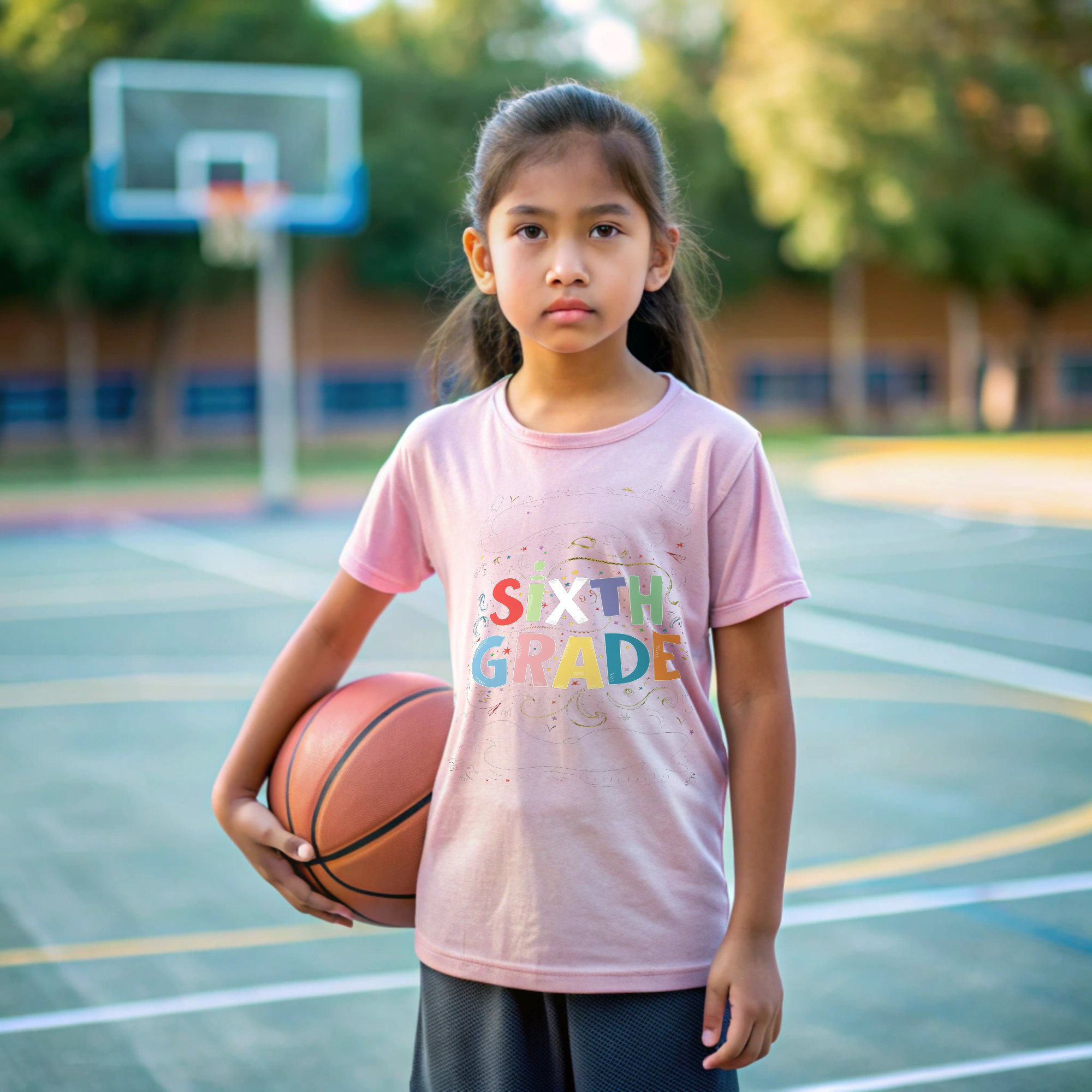 Colorful Sixth Grade Kid's Size T-Shirt - Fun Chalkboard Style Back-to-School Shirt product thumbnail image Colorful Sixth Grade Kid's Size T-Shirt - Fun Chalkboard Style Back-to-School Shirt product thumbnail image