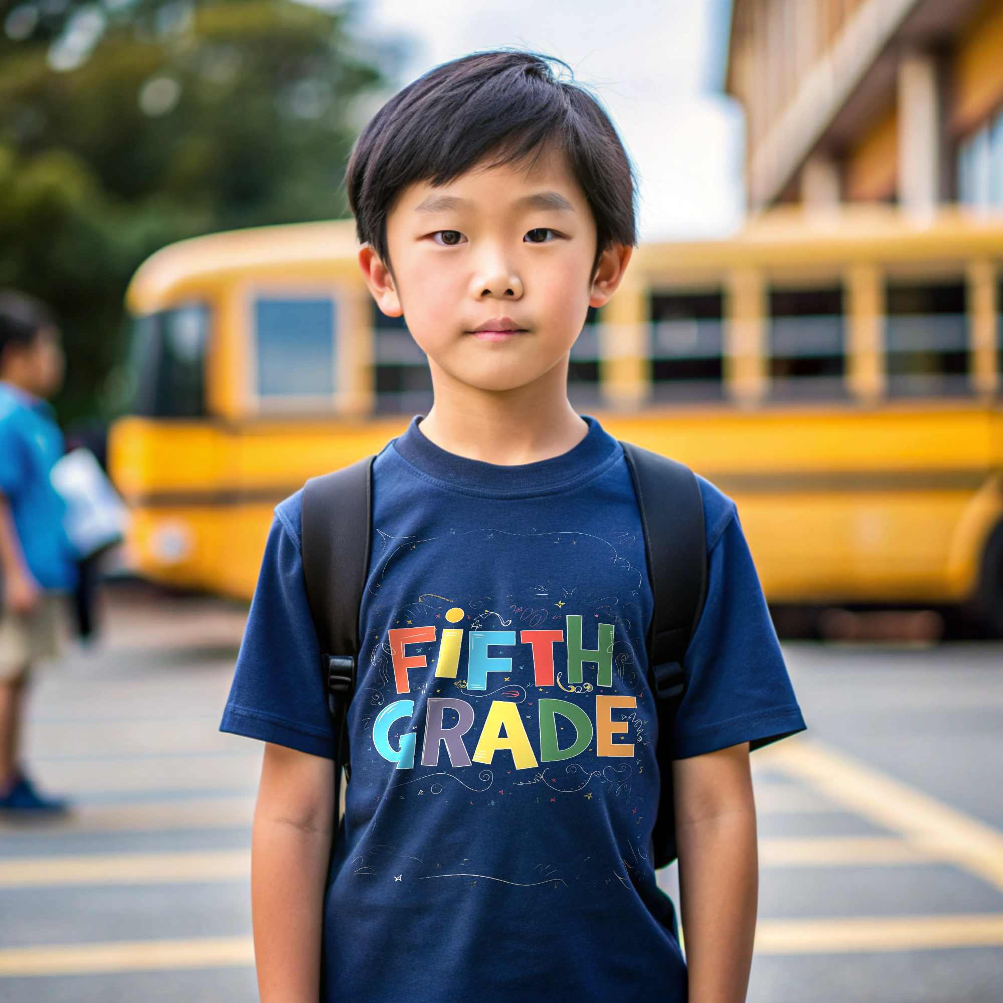 Colorful Fifth Grade Kid's Size T-Shirt - Fun Chalkboard Style Back-to-School Shirt product thumbnail image Colorful Fifth Grade Kid's Size T-Shirt - Fun Chalkboard Style Back-to-School Shirt product thumbnail image