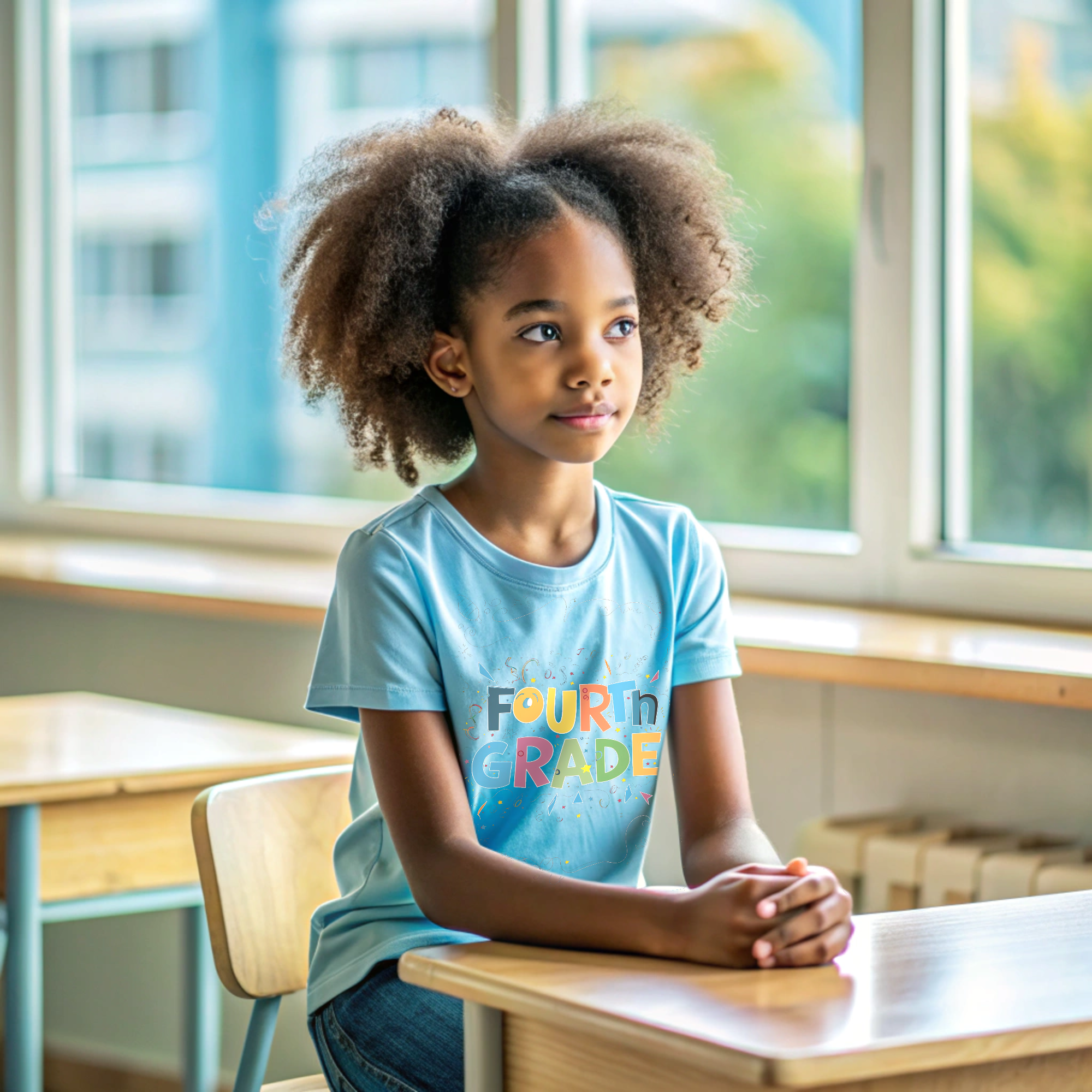 Colorful Fourth Grade Kid's Size T-Shirt - Fun Chalkboard Style Back-to-School Shirt product thumbnail image Colorful Fourth Grade Kid's Size T-Shirt - Fun Chalkboard Style Back-to-School Shirt product thumbnail image