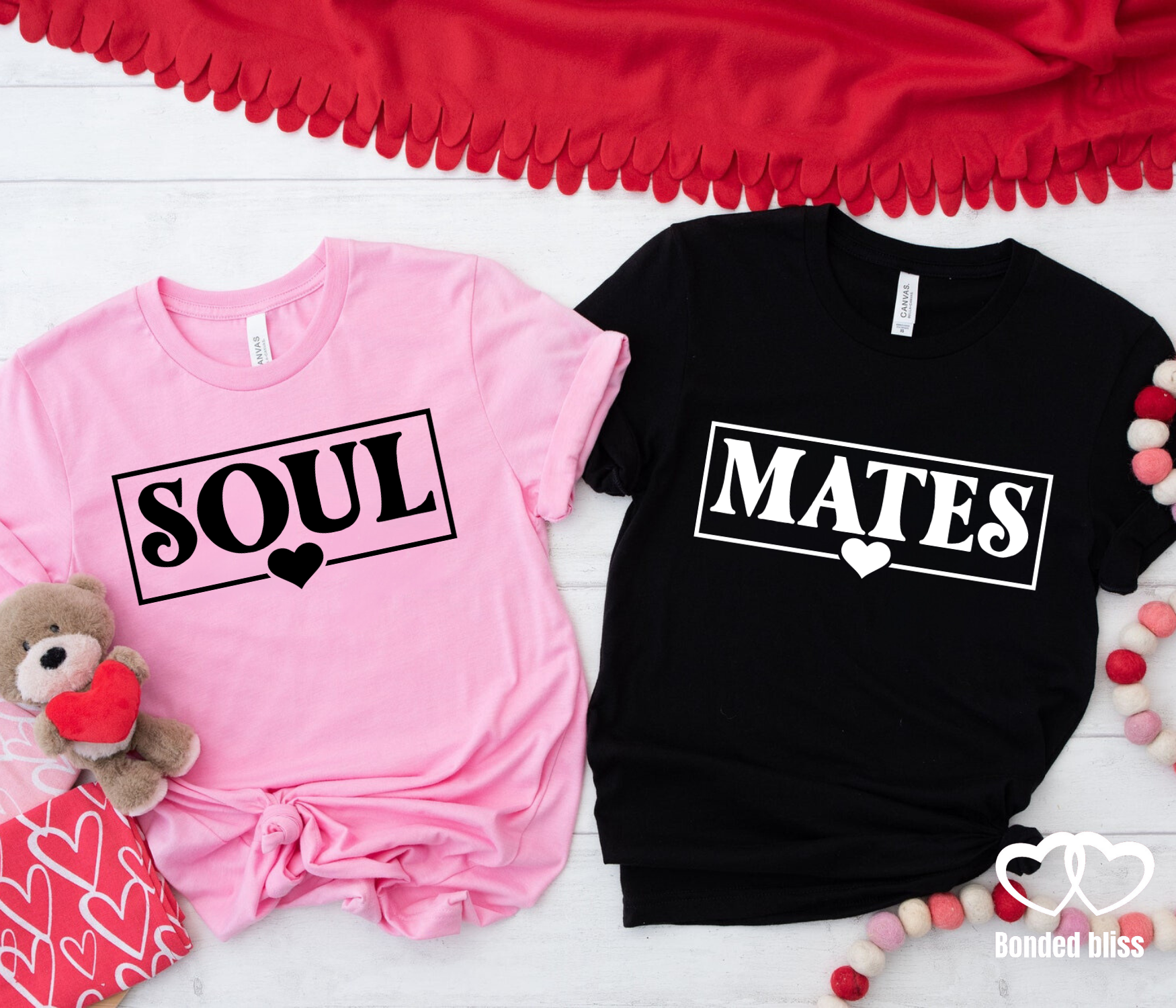 Soul Mates Matching Couple T-Shirts – Perfect for Valentine’s Day Soul Mates Matching Couple T-Shirts – Perfect for Valentine’s Day