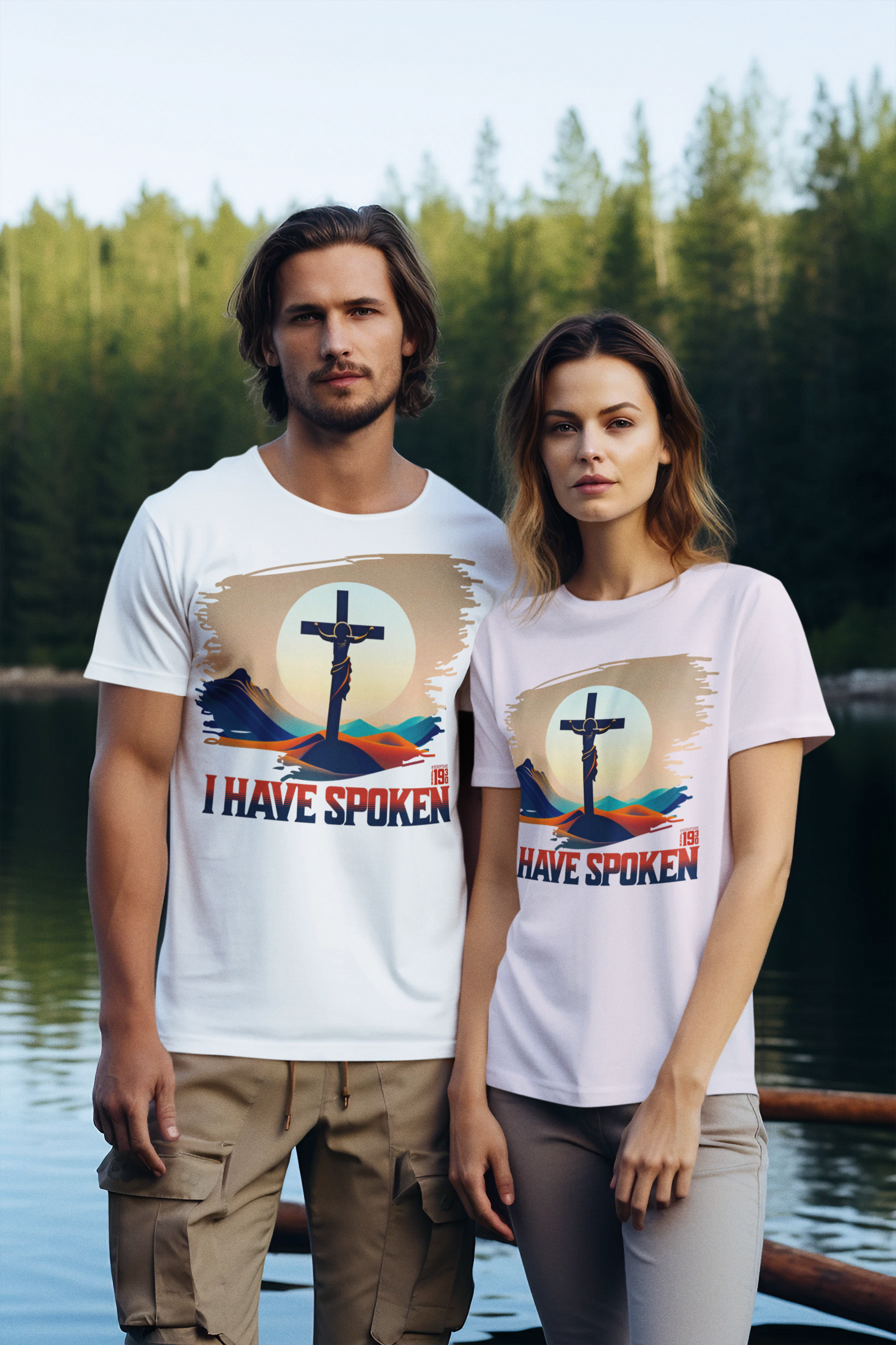#IHaveSpoken - Jesus Declared I Have Spoken - John 19:30 - Christian TShirt - Unisex Short Sleeve Jersey Shirt #IHaveSpoken - Jesus Declared I Have Spoken - John 19:30 - Christian TShirt - Unisex Short Sleeve Jersey Shirt