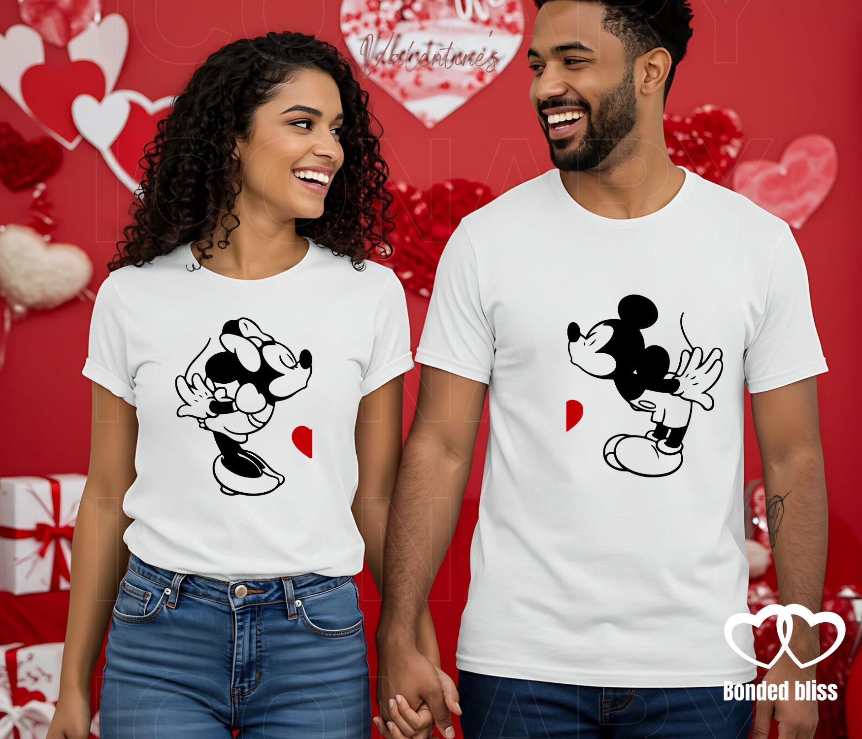 Couples Valentine's Day Matching T-Shirts Couples Valentine's Day Matching T-Shirts