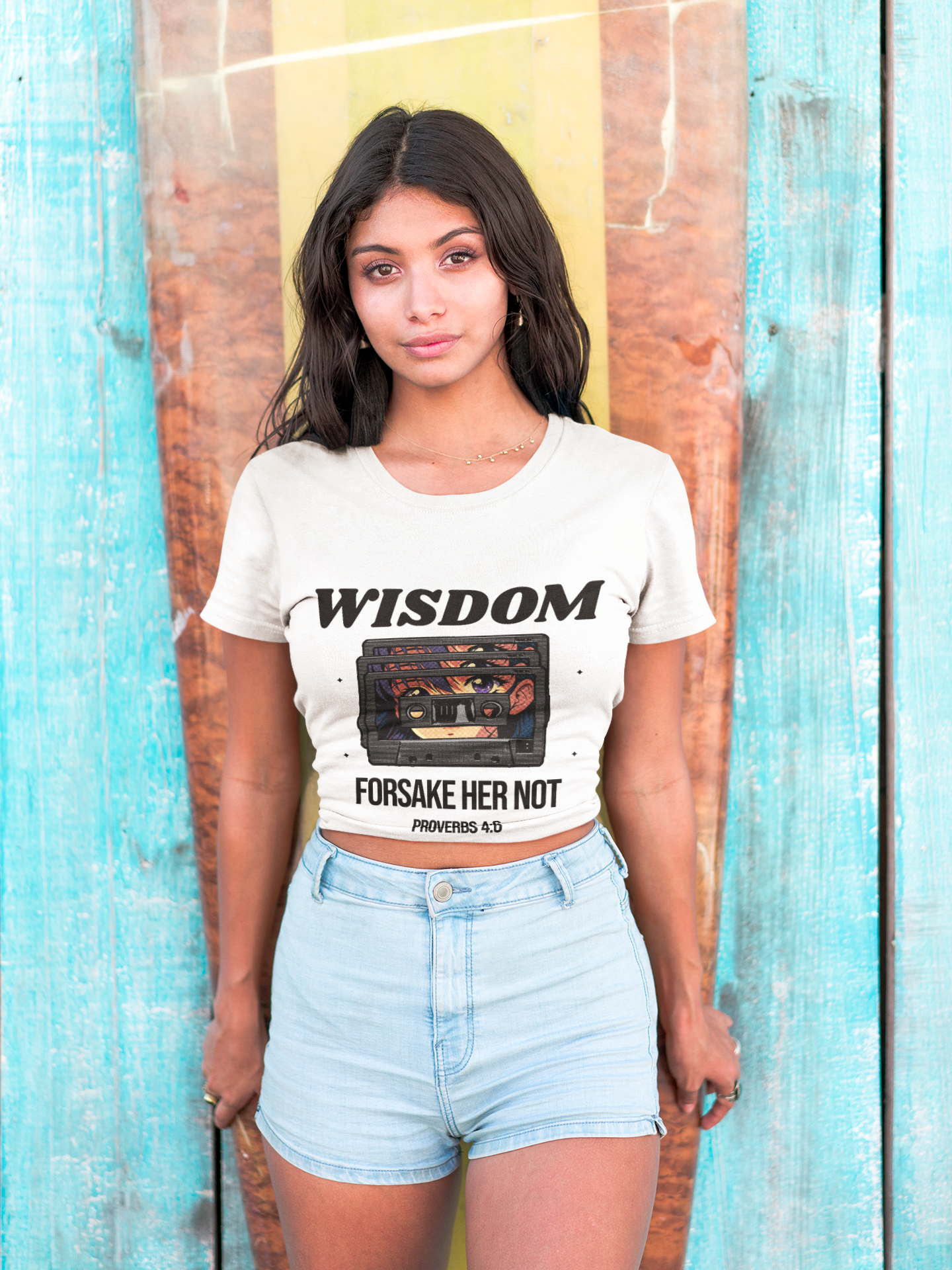 Wisdom Proverbs 4:6 Unisex Short Sleeve Tee product thumbnail image Wisdom Proverbs 4:6 Unisex Short Sleeve Tee product thumbnail image