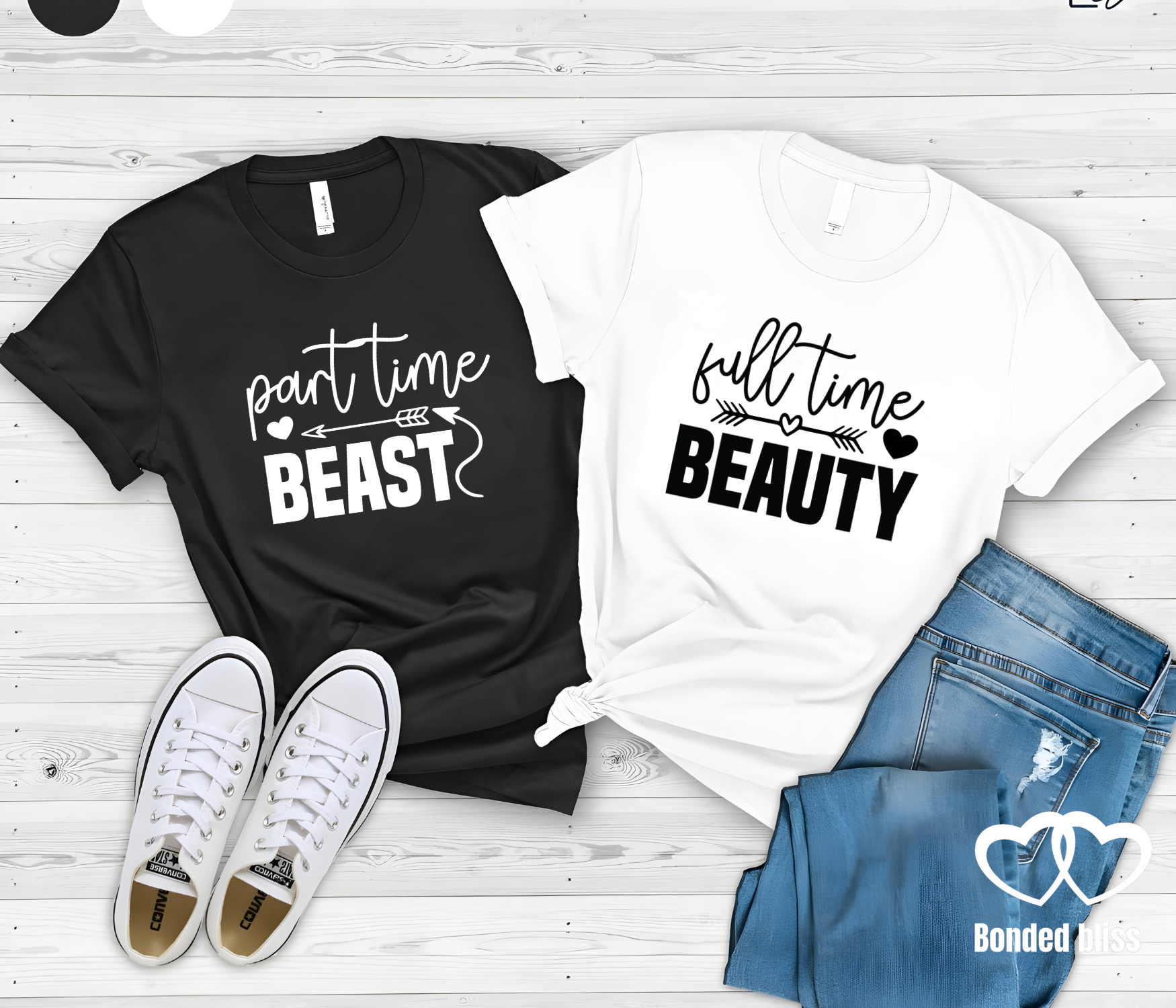 Part-Time Beast & Full-Time Beauty Matching T-Shirts Part-Time Beast & Full-Time Beauty Matching T-Shirts