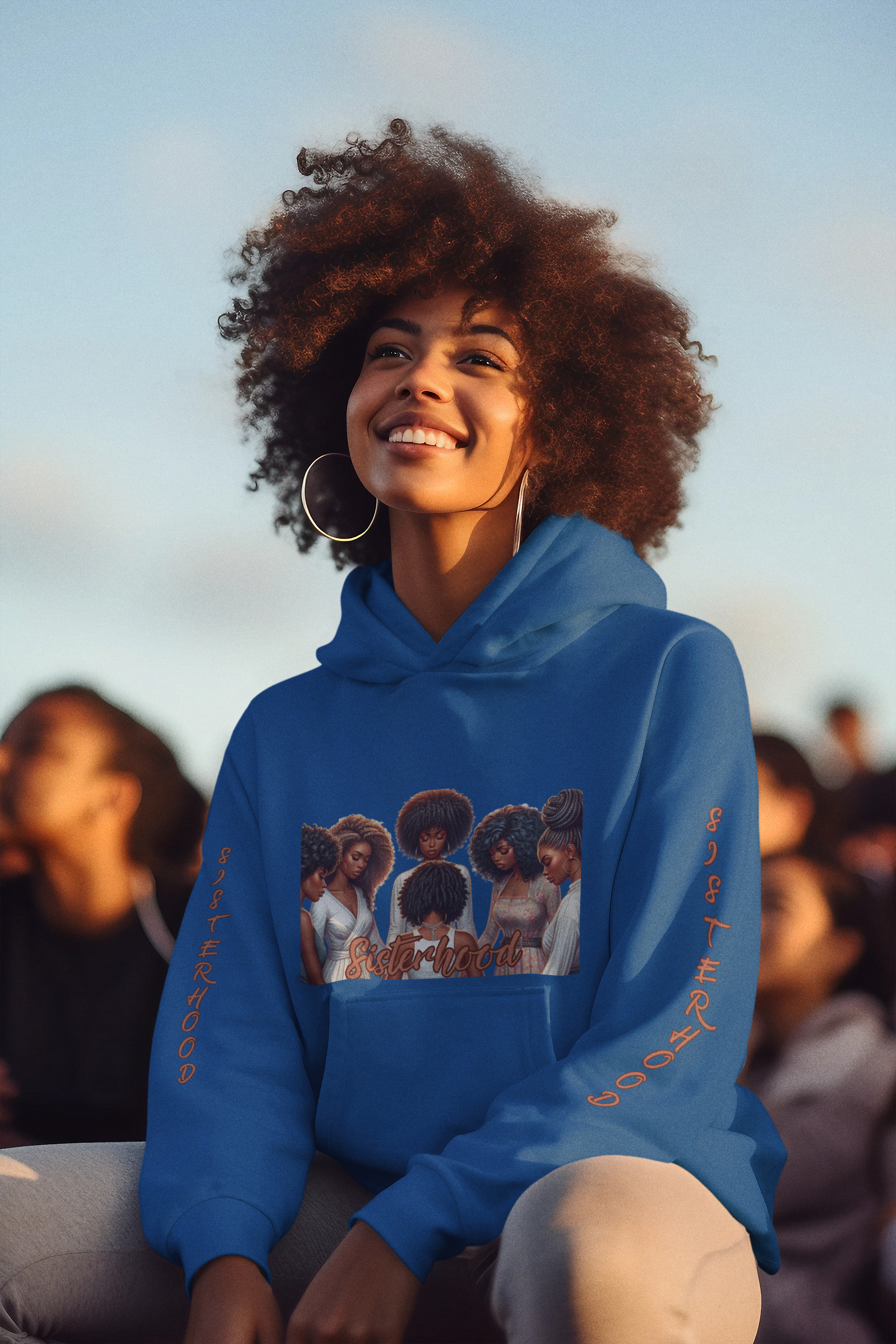 Empowerment Graphic Hoodie - Celebrate Your Crown product thumbnail image Empowerment Graphic Hoodie - Celebrate Your Crown product thumbnail image