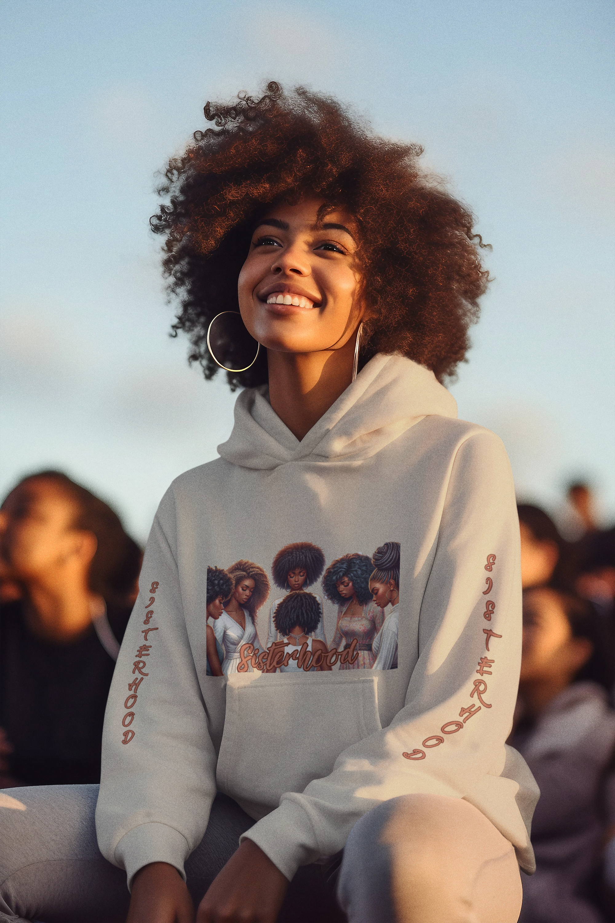Empowerment Graphic Hoodie - Celebrate Your Crown product thumbnail image Empowerment Graphic Hoodie - Celebrate Your Crown product thumbnail image