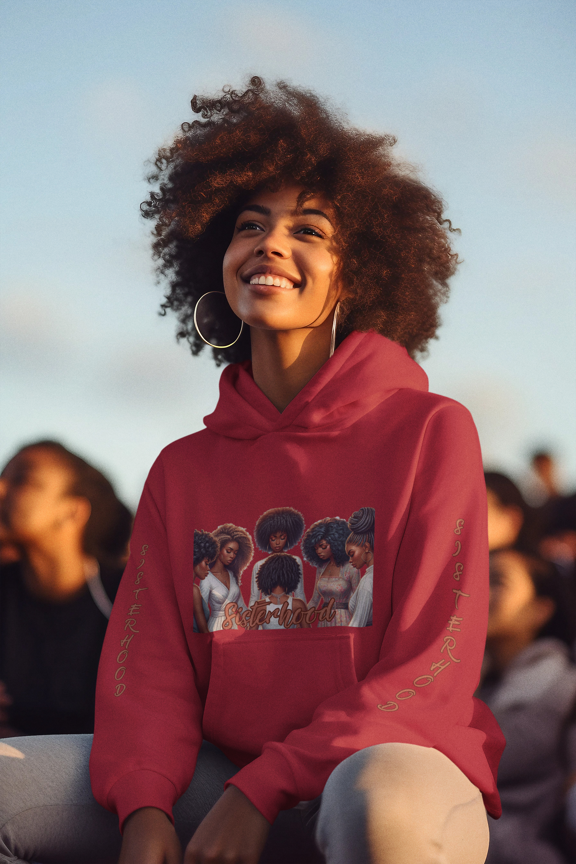 Empowerment Graphic Hoodie - Celebrate Your Crown product thumbnail image Empowerment Graphic Hoodie - Celebrate Your Crown product thumbnail image