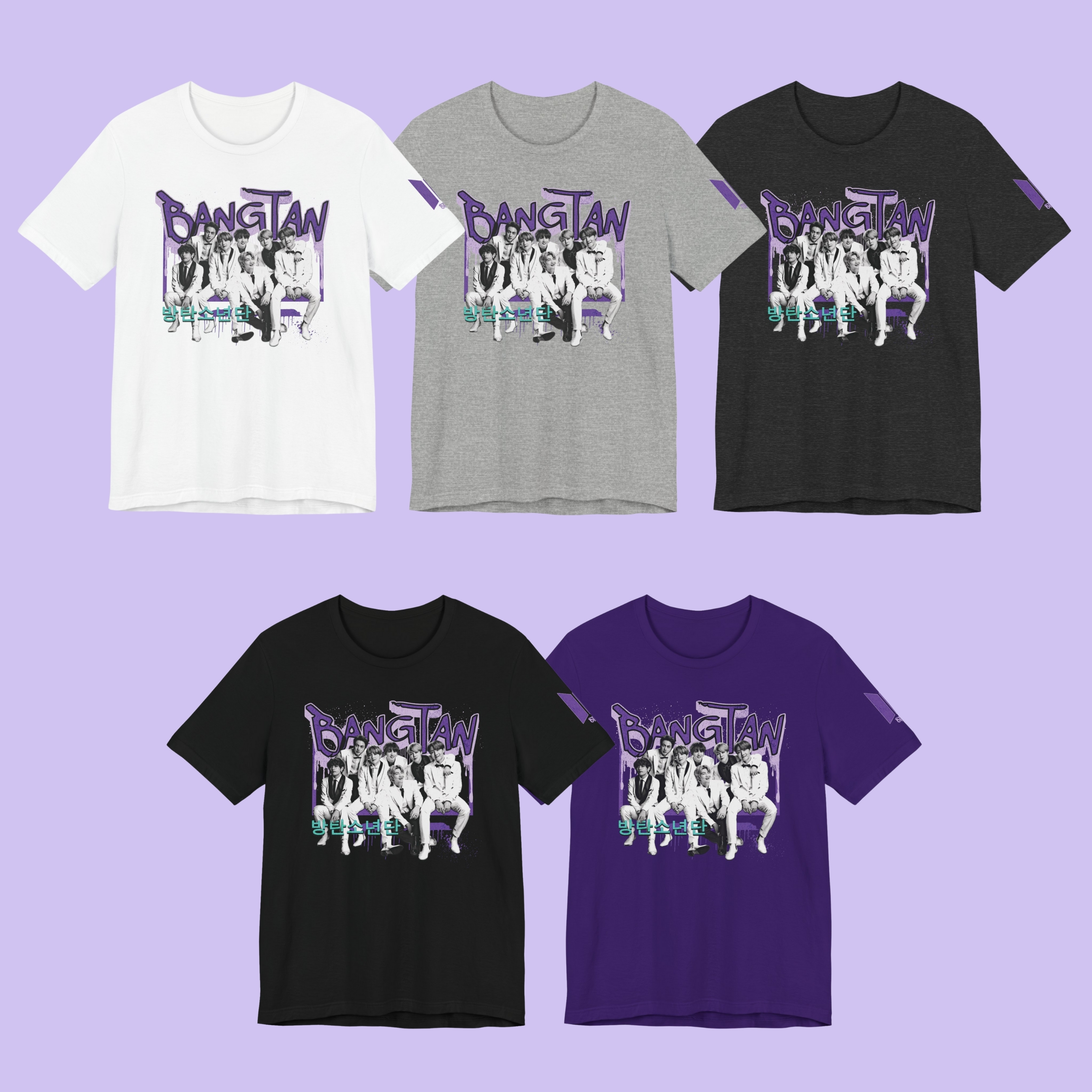 Bangtan Shirt with Sleeve Print, Designed for Army by Army product thumbnail image Bangtan Shirt with Sleeve Print, Designed for Army by Army product thumbnail image