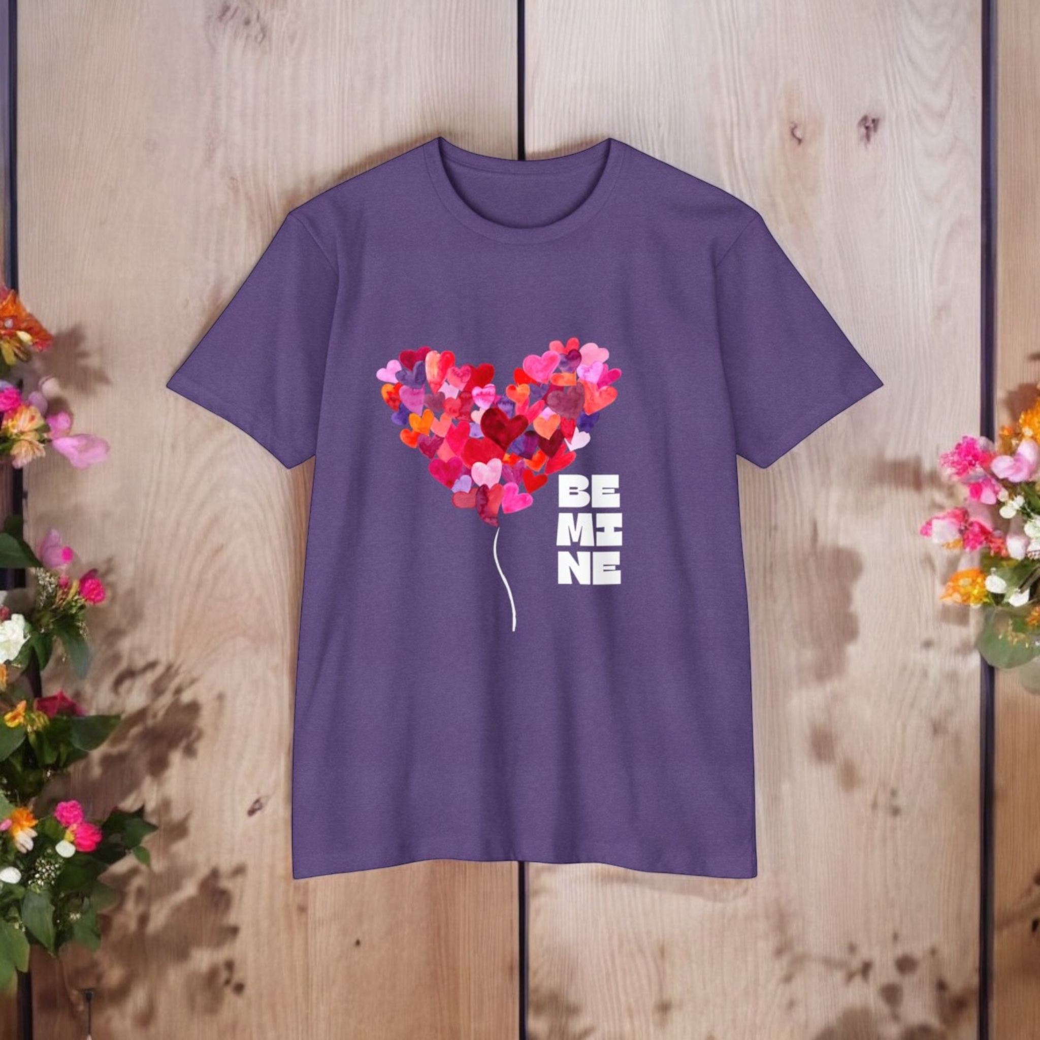 Valentine Be Mine Unisex CVC Jersey T-shirt product thumbnail image Valentine Be Mine Unisex CVC Jersey T-shirt product thumbnail image