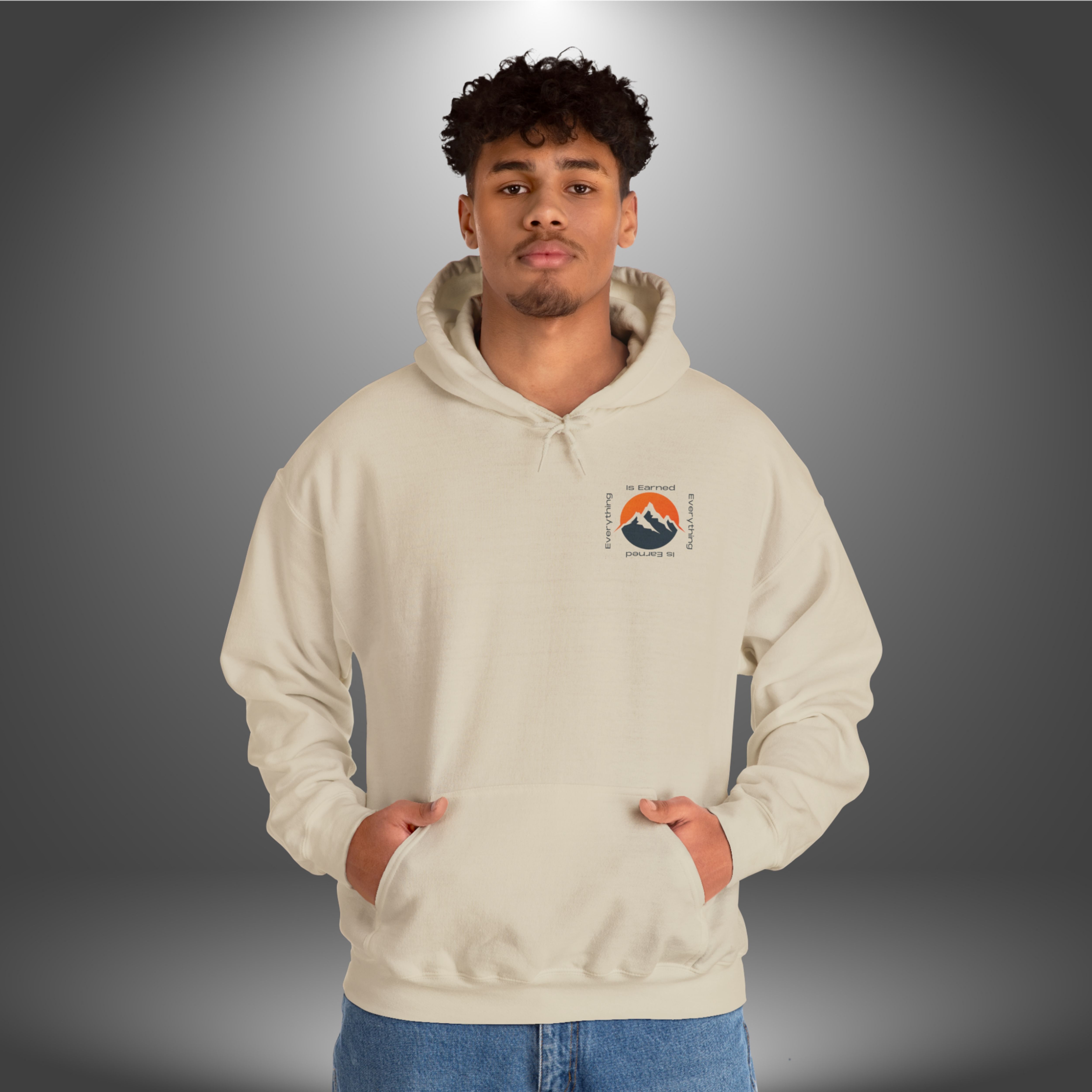 Motivational Everything is Earned Hoodie, Inspirational Unisex Sweatshirt, Workout Pullover, Gym Hooded Jumper, Fitness Apparel, Cozy product thumbnail image Motivational Everything is Earned Hoodie, Inspirational Unisex Sweatshirt, Workout Pullover, Gym Hooded Jumper, Fitness Apparel, Cozy product thumbnail image
