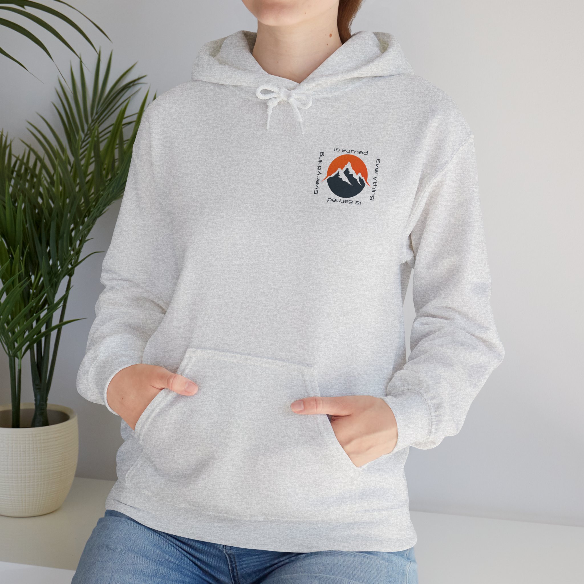Motivational Everything is Earned Hoodie, Inspirational Unisex Sweatshirt, Workout Pullover, Gym Hooded Jumper, Fitness Apparel, Cozy product thumbnail image Motivational Everything is Earned Hoodie, Inspirational Unisex Sweatshirt, Workout Pullover, Gym Hooded Jumper, Fitness Apparel, Cozy product thumbnail image