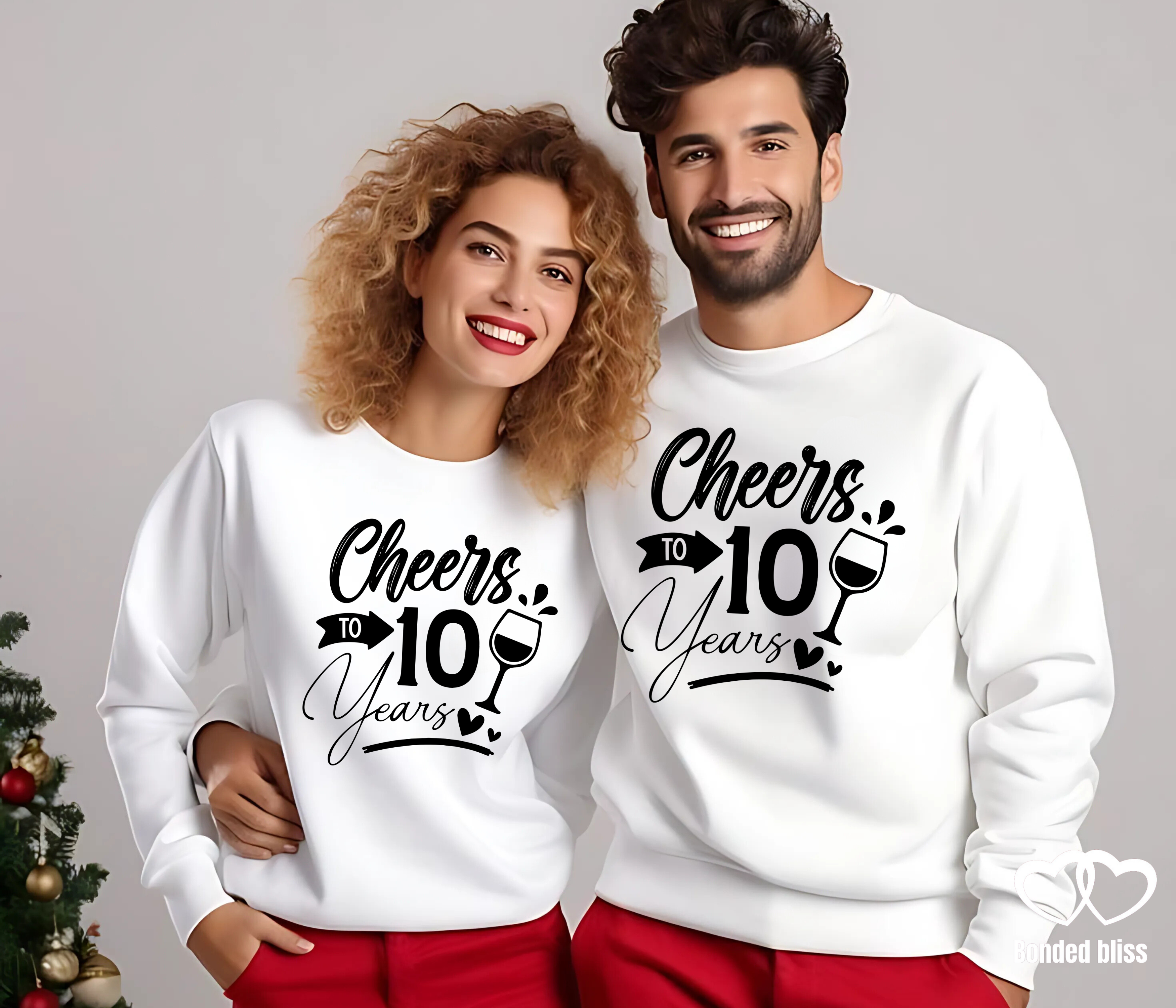 Cheers to 10 Years Anniversary T-Shirt – Unisex Premium Cotton Tee"