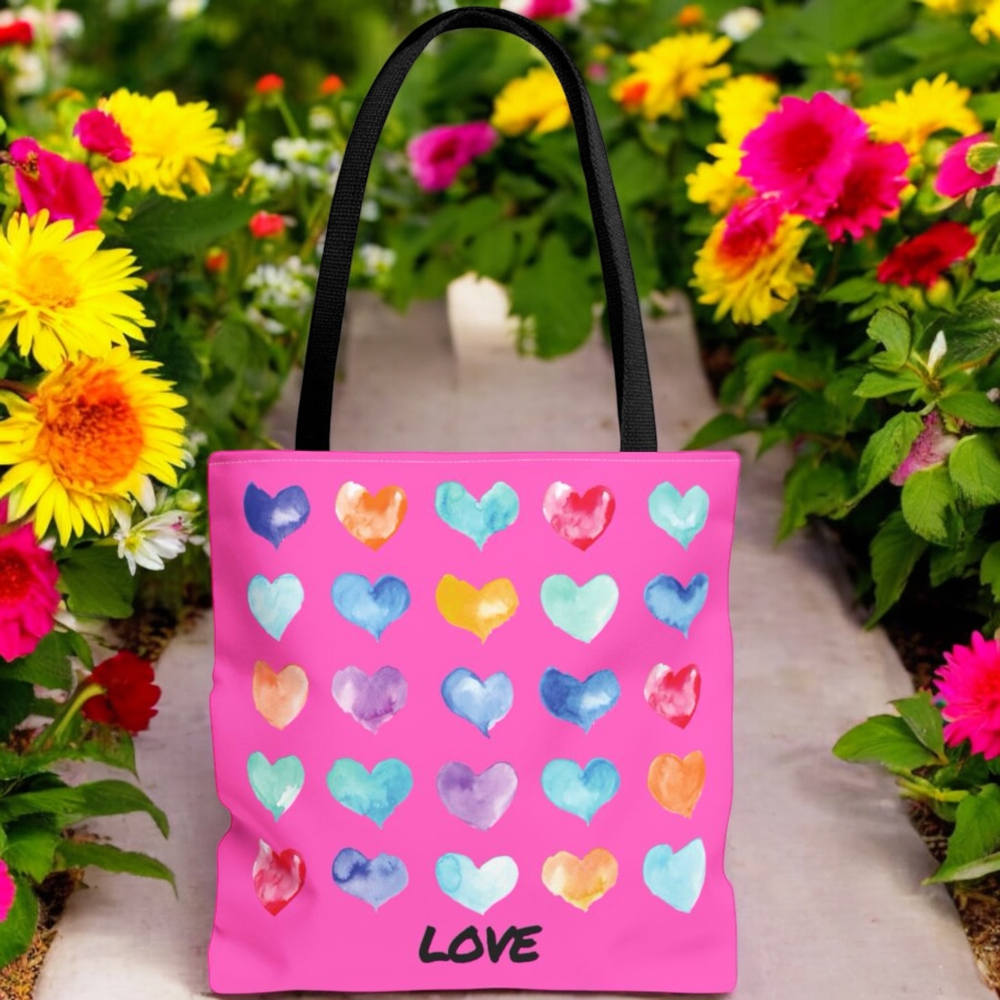 Multiple Hearts /Love Tote Bag (AOP) Multiple Hearts /Love Tote Bag (AOP)