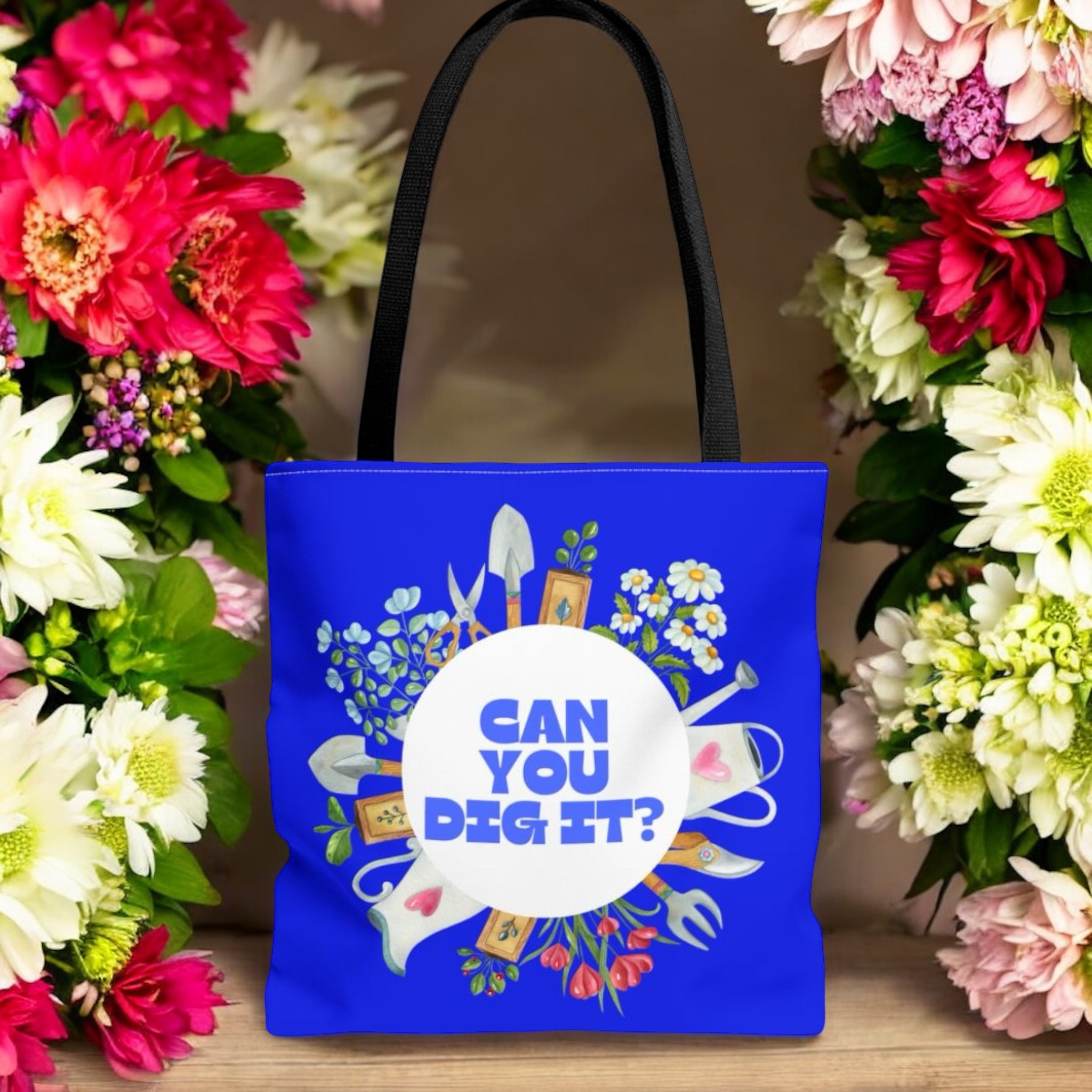 Can You Dig It? Garden Tote Bag (AOP) product thumbnail image Can You Dig It? Garden Tote Bag (AOP) product thumbnail image