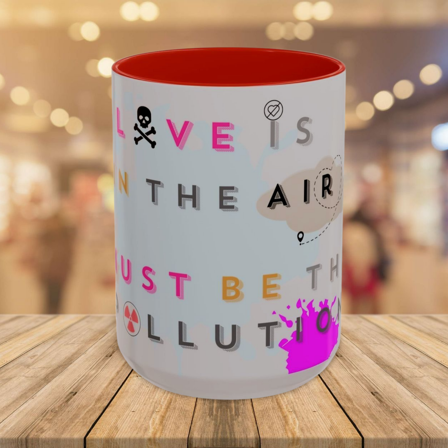 Love Is In The Air Mug (15oz) product thumbnail image Love Is In The Air Mug (15oz) product thumbnail image