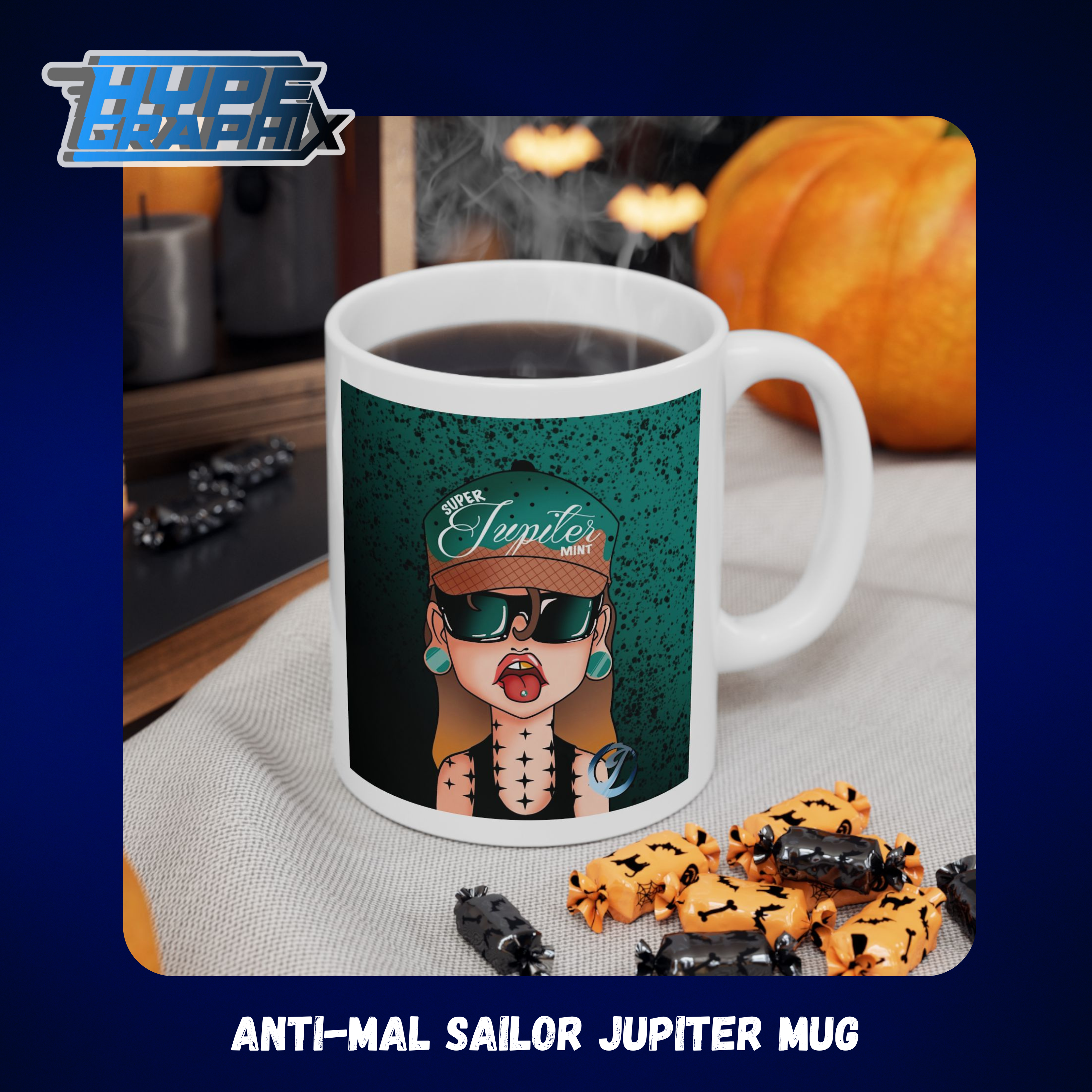 Anti-Mal SailorJupiter Ceramic Mug, (11oz, 15oz) product thumbnail image