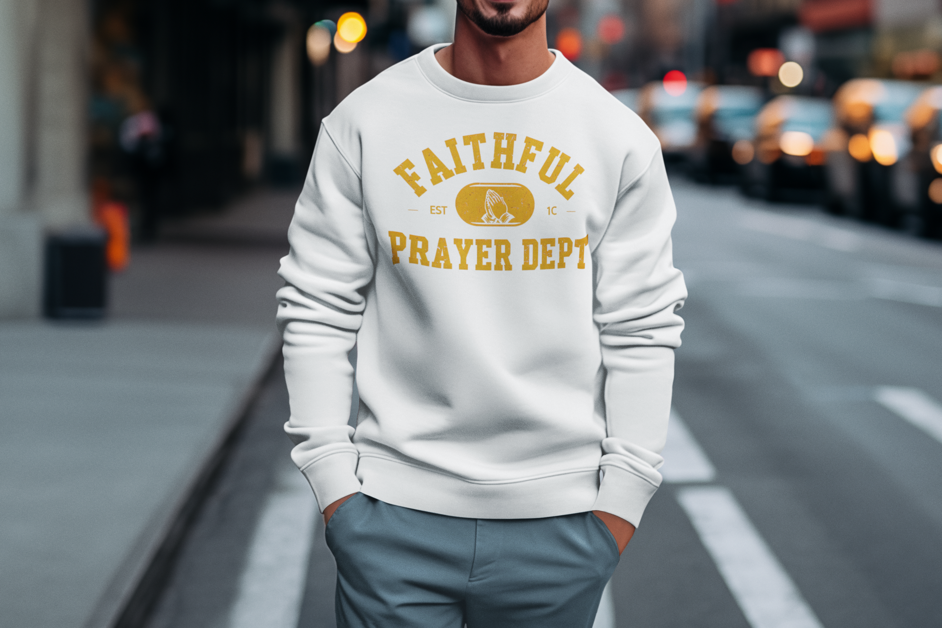 Faithful Prayer Warrior Sweatshirt - Christian Sweatshirt Faithful Prayer Warrior Sweatshirt - Christian Sweatshirt