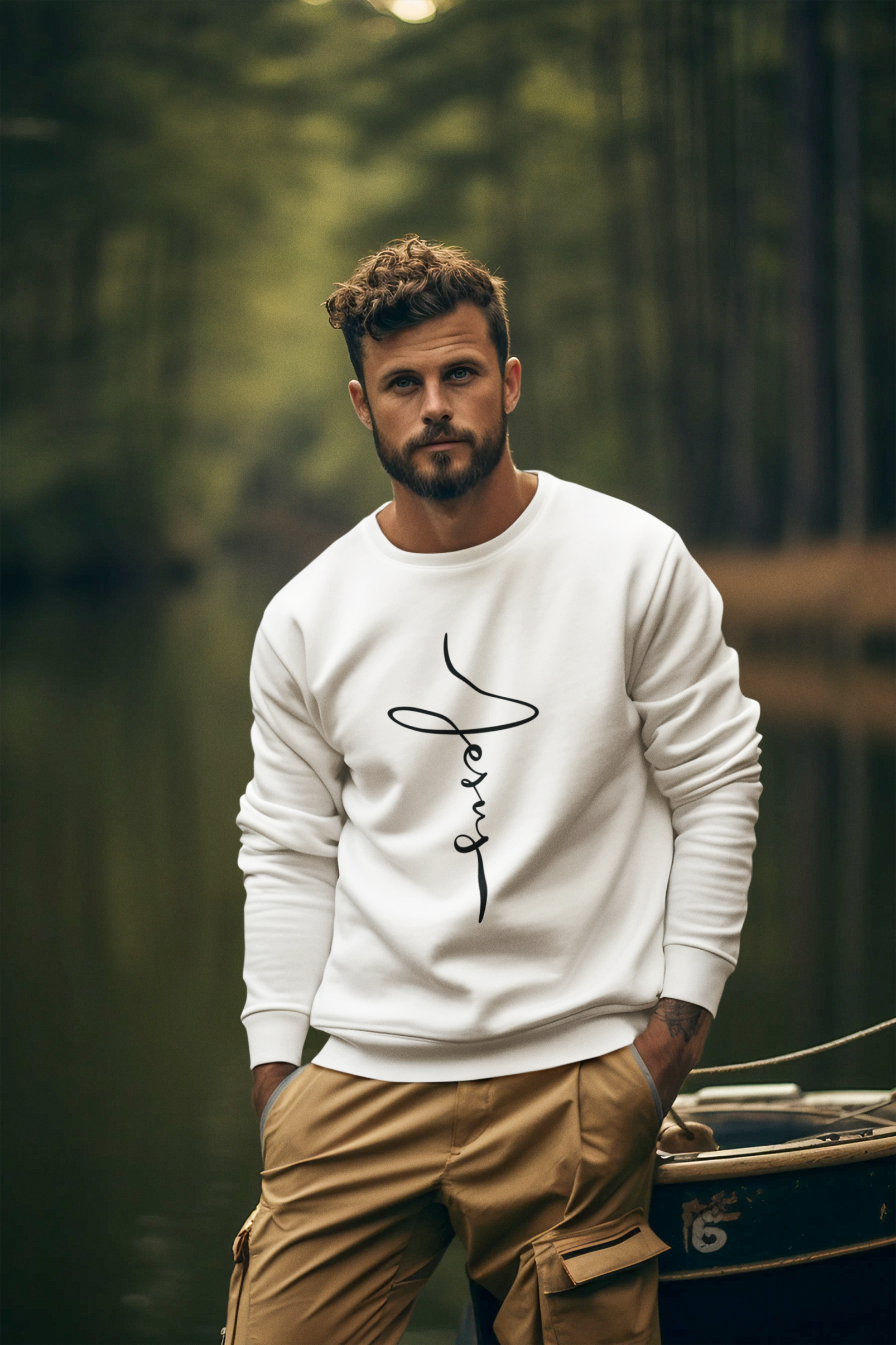 Jesus Christian Sweatshirt product thumbnail image Jesus Christian Sweatshirt product thumbnail image