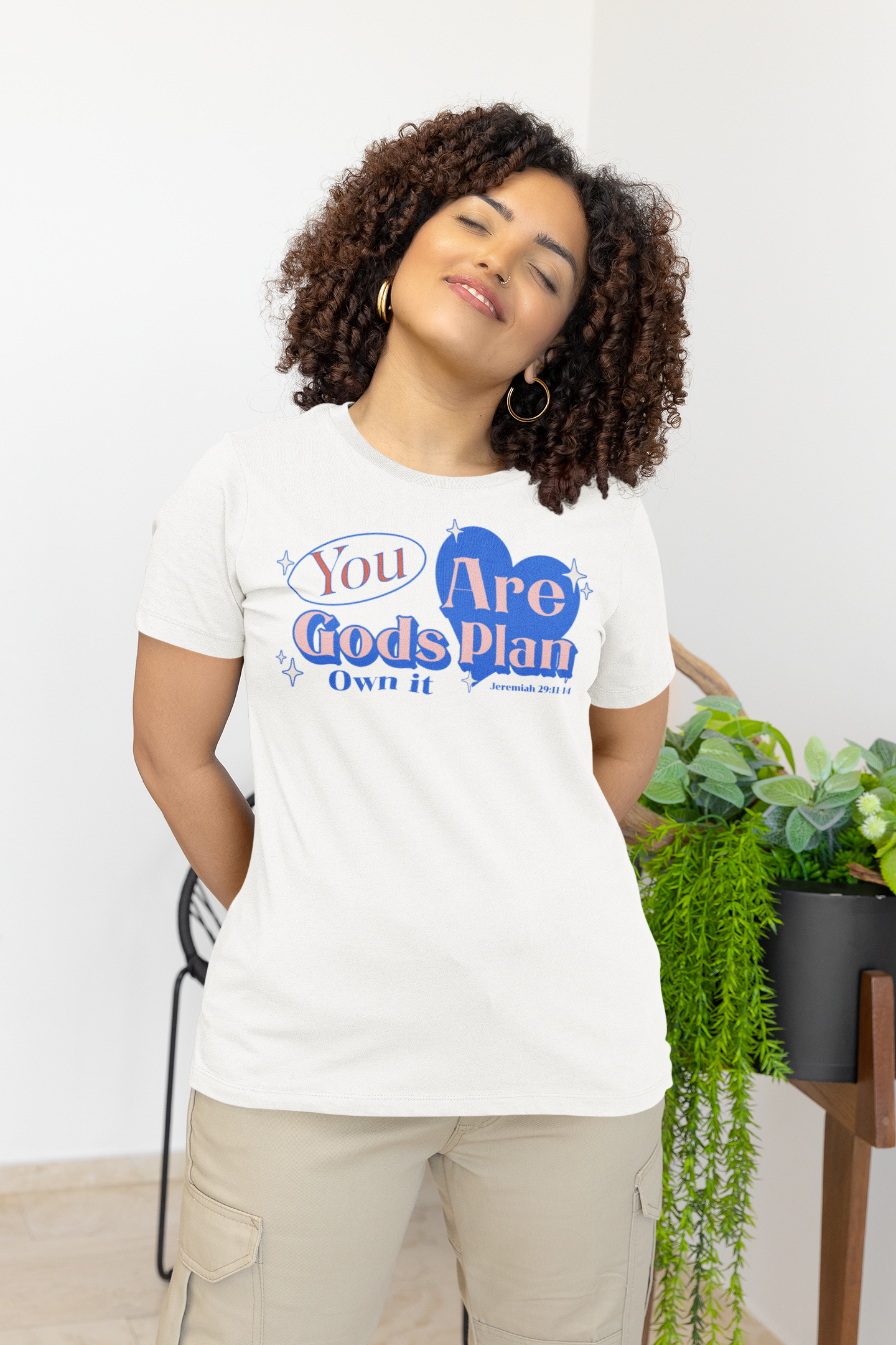 T-Shirt - 'You are gods plan' Inspirational Unisex Tee product thumbnail image T-Shirt - 'You are gods plan' Inspirational Unisex Tee product thumbnail image