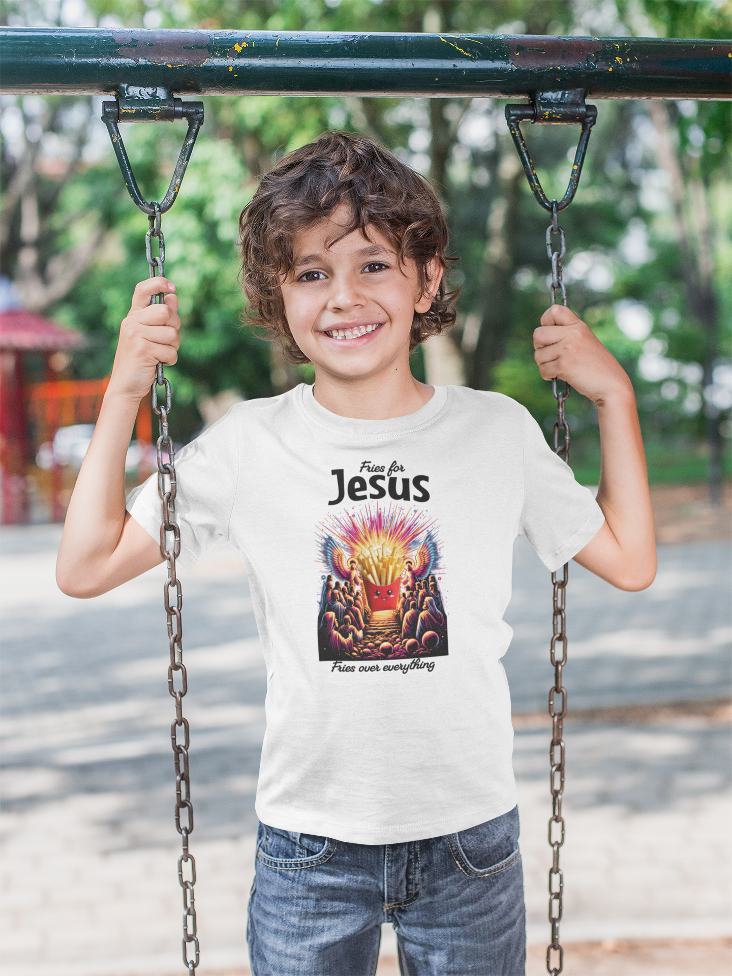 Youth 'Fires for Jesus' Graphic T-Shirt Youth 'Fires for Jesus' Graphic T-Shirt