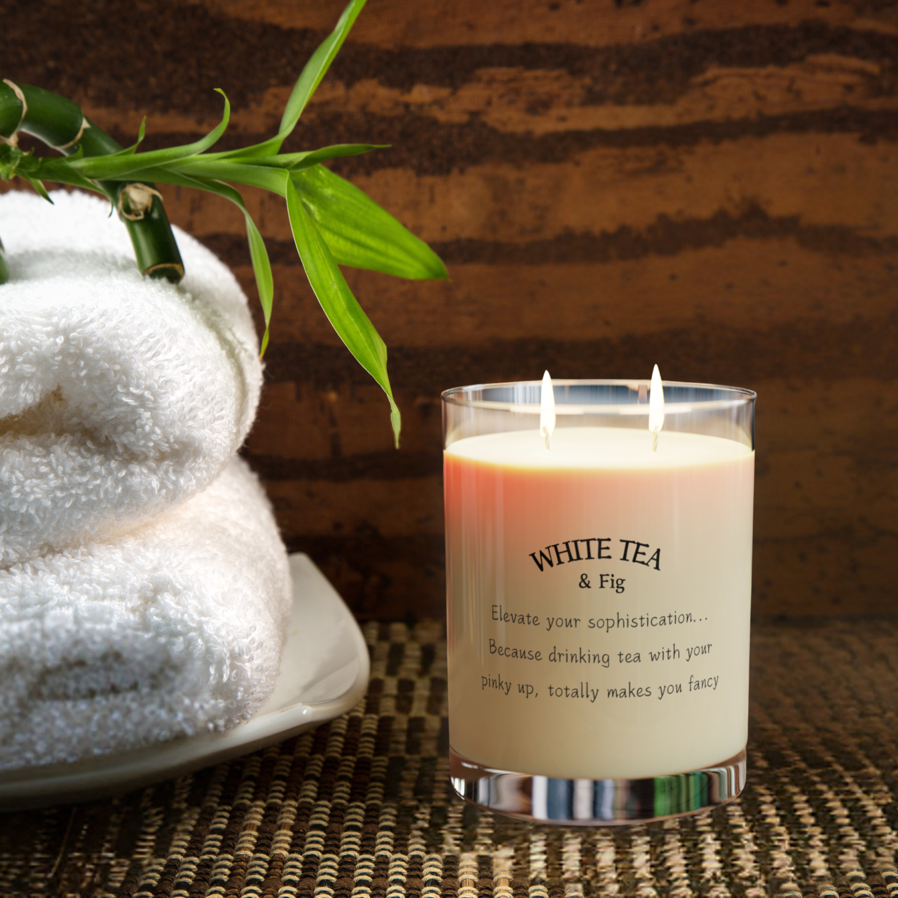 White Tea & Fig Scented Candle ⎮ Sophistication with a Touch of Sweetness White Tea & Fig Scented Candle ⎮ Sophistication with a Touch of Sweetness
