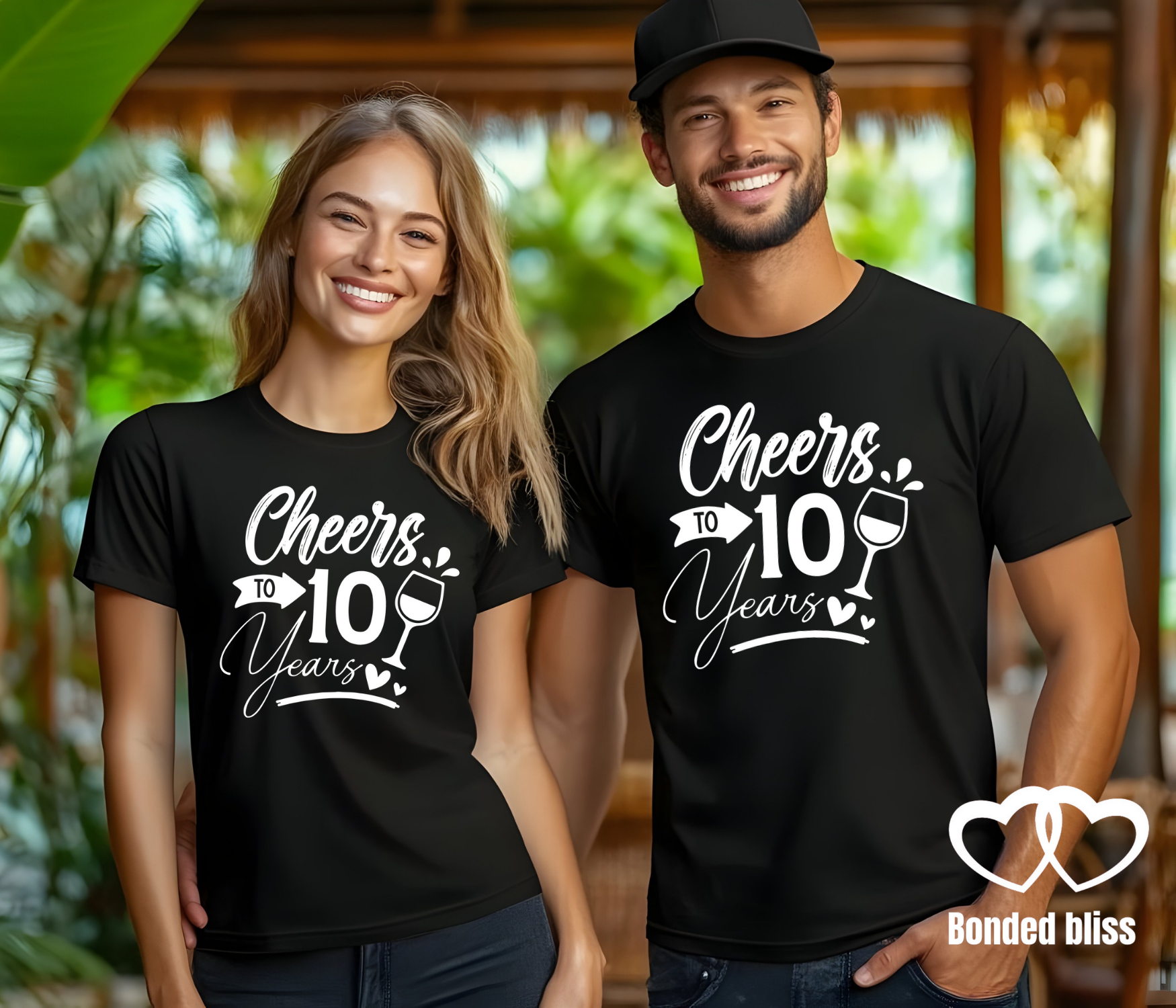 Cheers to 10 Years: Anniversary Celebration T-Shirt Cheers to 10 Years: Anniversary Celebration T-Shirt