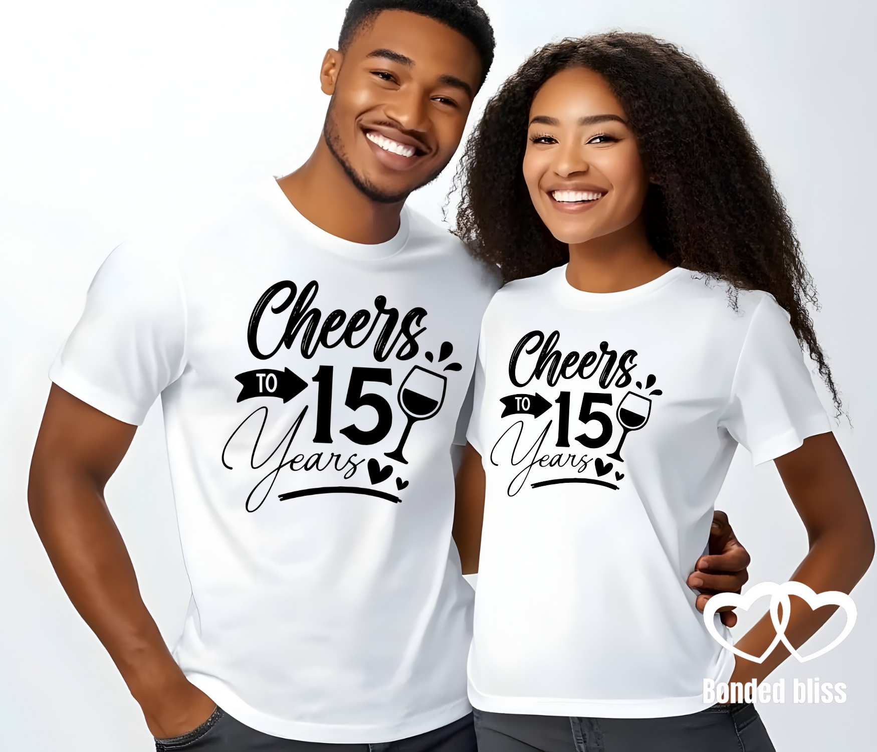 Cheers to 15 Years: Anniversary Celebration T-Shirt Cheers to 15 Years: Anniversary Celebration T-Shirt