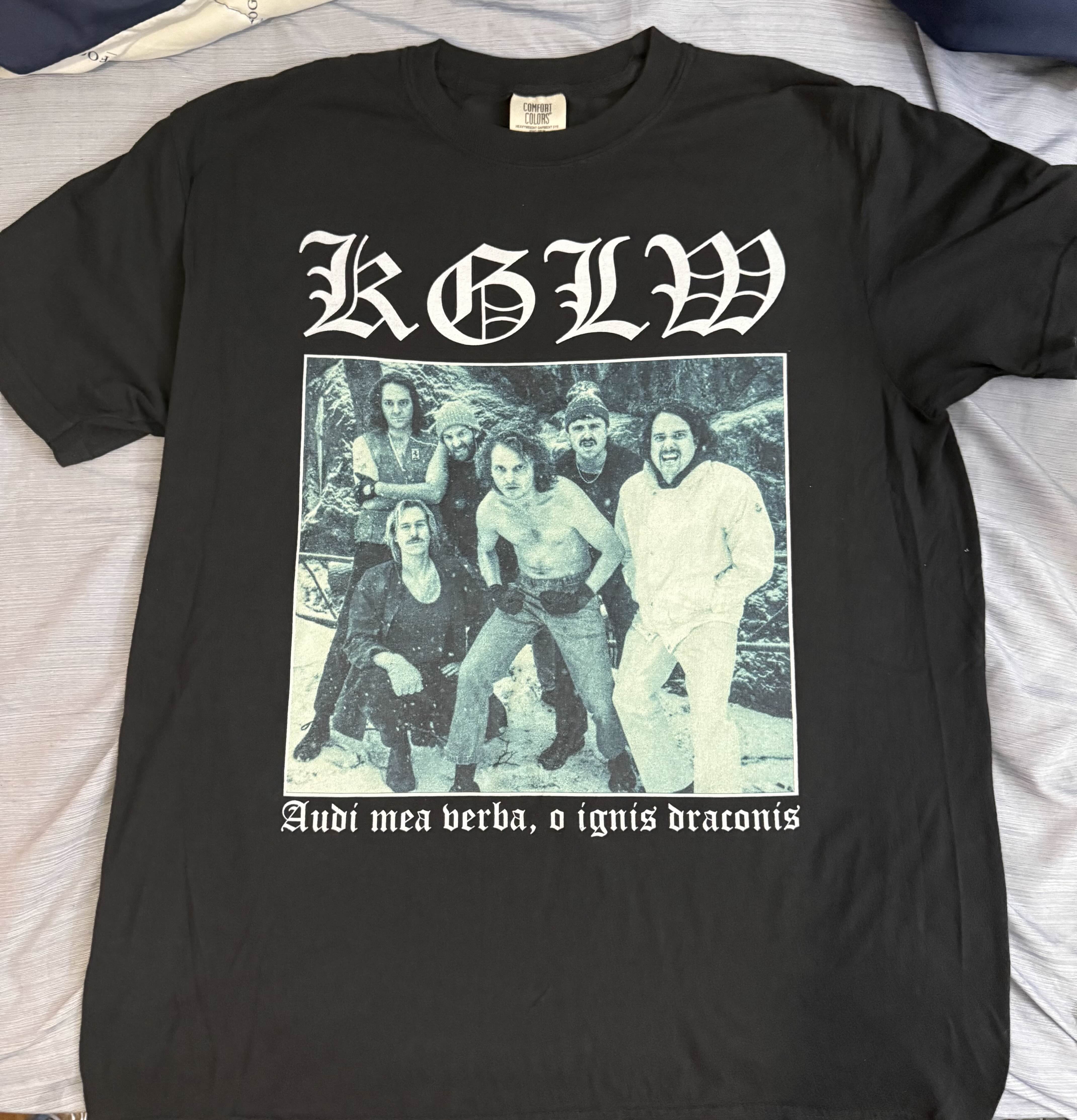 KGLW Hear My Words, O Fire Dragon T-Shirt (Comfort Colors, Black) product thumbnail image KGLW Hear My Words, O Fire Dragon T-Shirt (Comfort Colors, Black) product thumbnail image