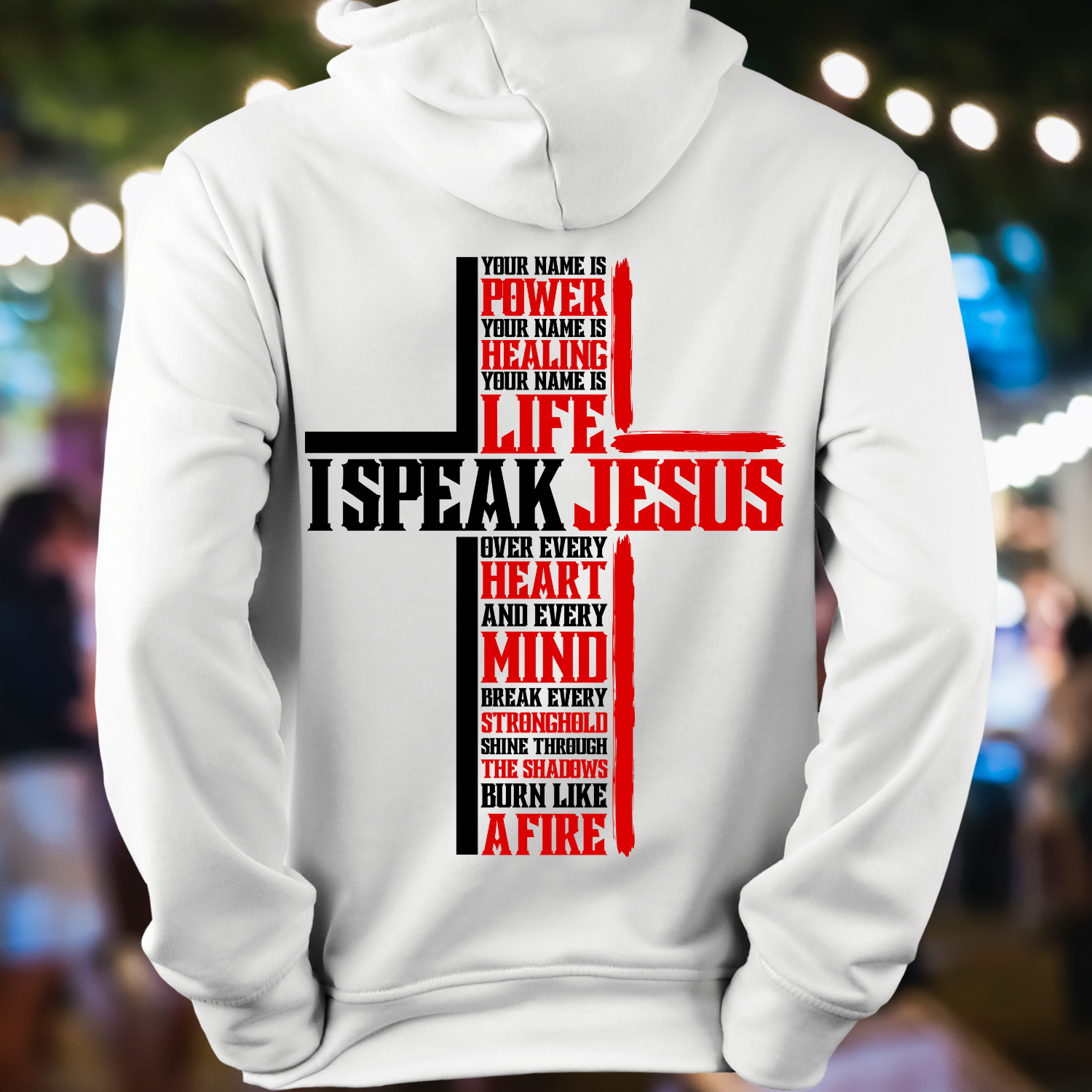 I Speak Jesus - Unisex, Heavy Blend Pullover Hoodie. product thumbnail image I Speak Jesus - Unisex, Heavy Blend Pullover Hoodie. product thumbnail image