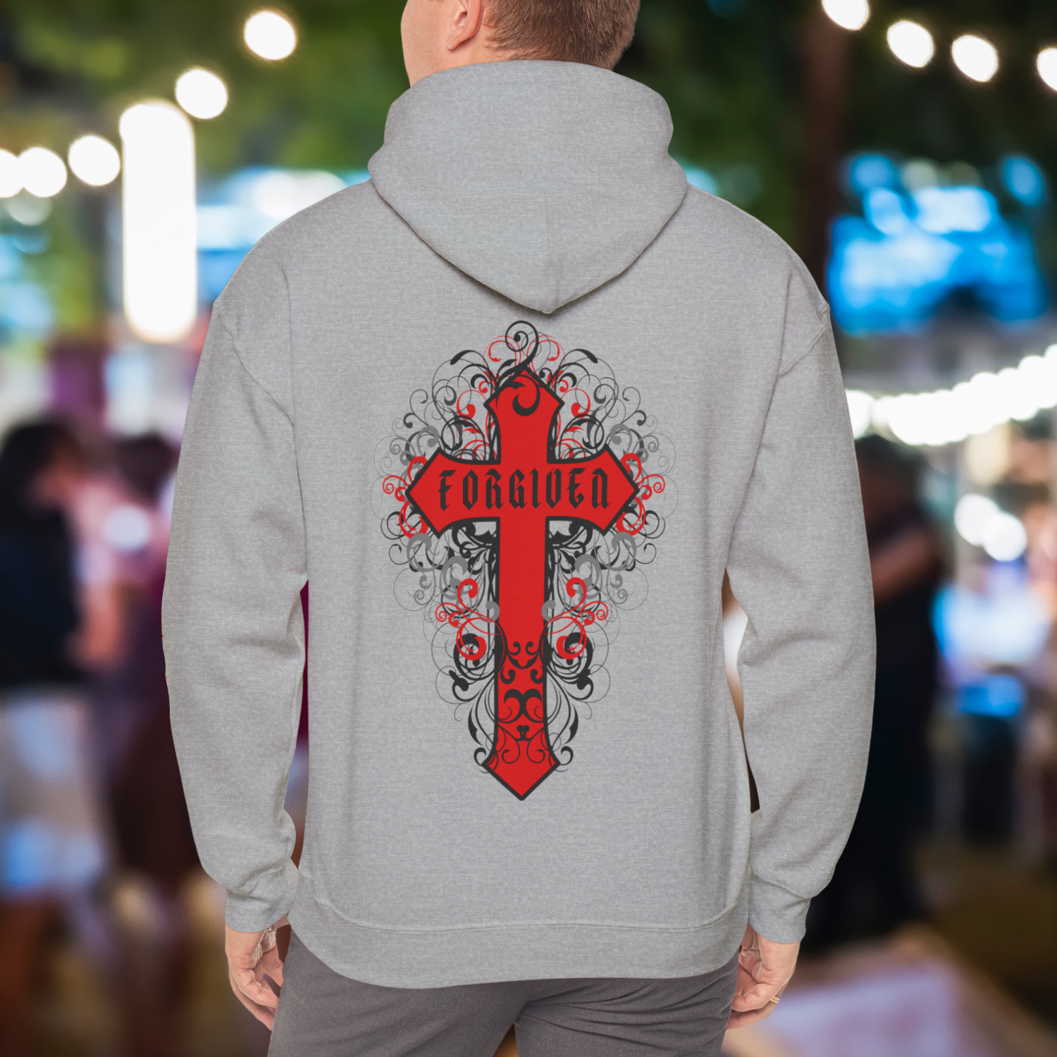 FORGIVEN - Unisex, Heavy Blend Pullover Hoodie.