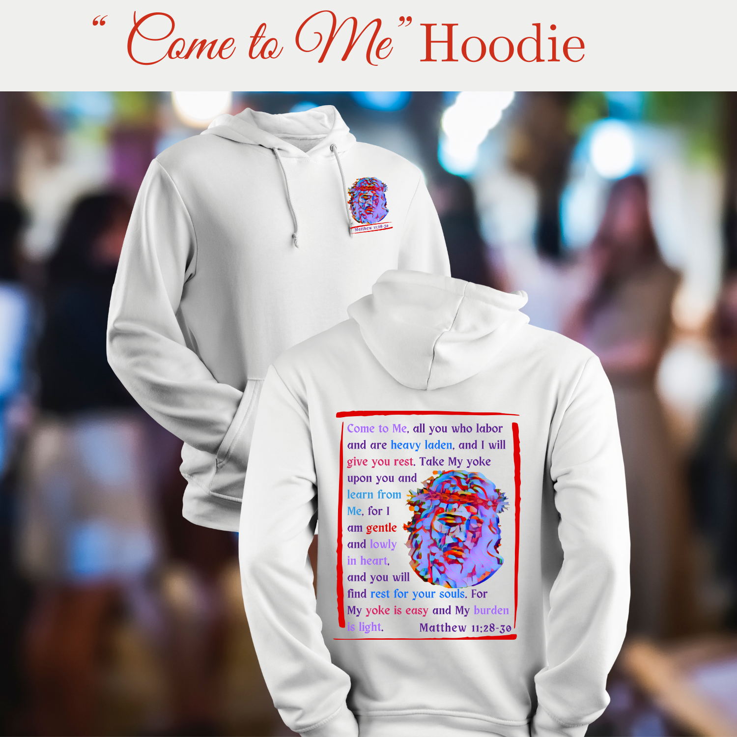 Come to Me - Unisex, Heavy Blend Pullover Hoodie product thumbnail image Come to Me - Unisex, Heavy Blend Pullover Hoodie product thumbnail image