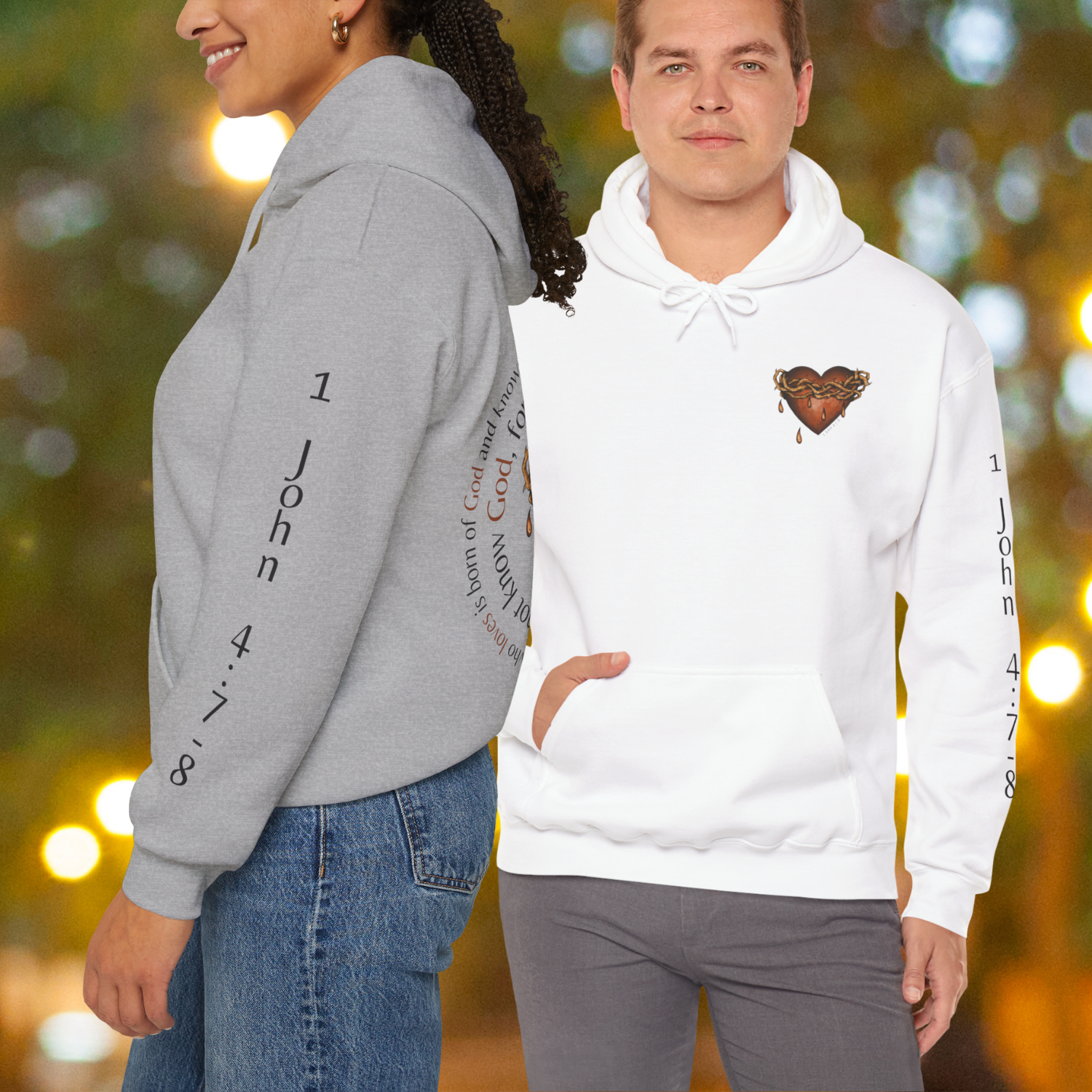 God Is Love - Unisex, Heavy Blend Pullover Hoodie product thumbnail image God Is Love - Unisex, Heavy Blend Pullover Hoodie product thumbnail image