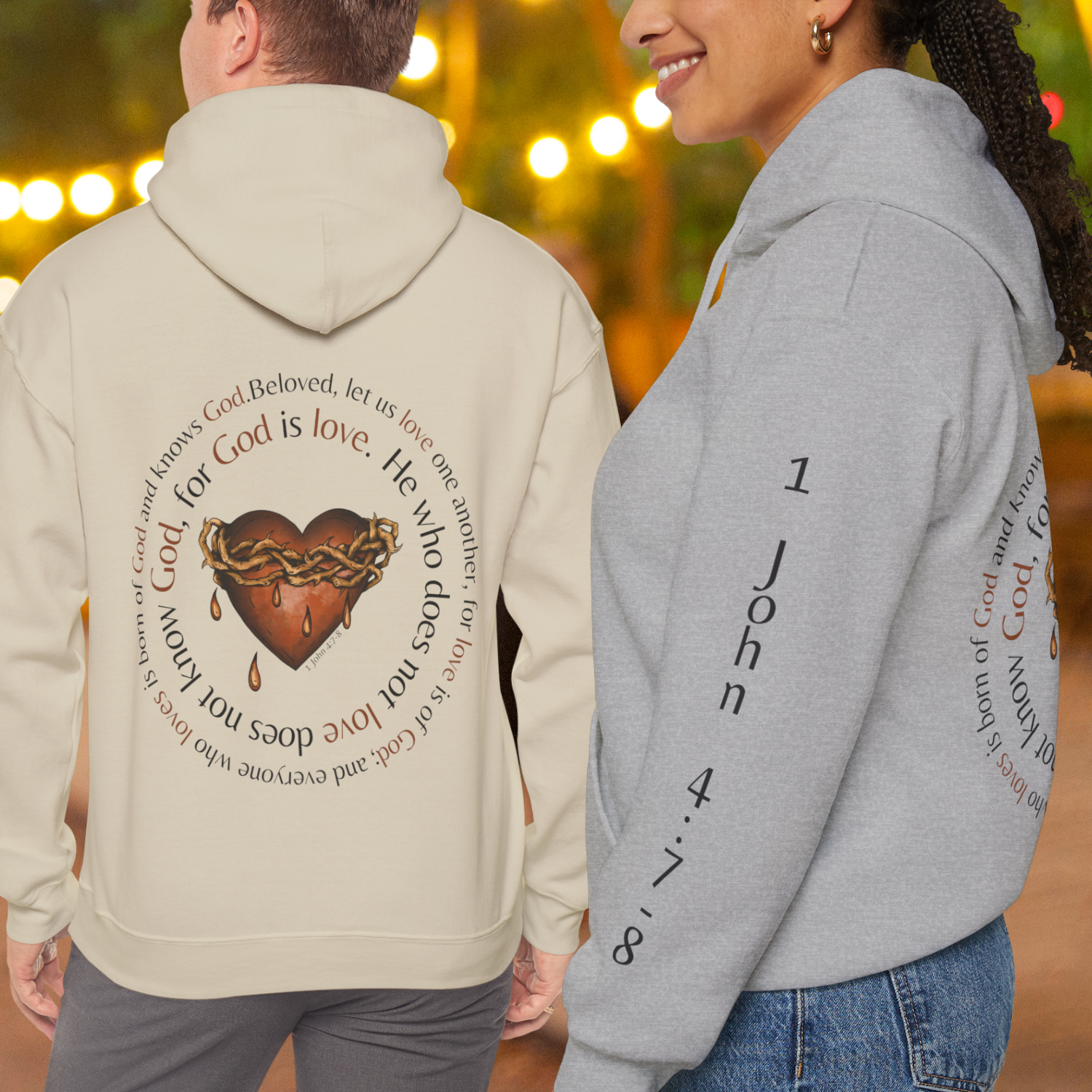 God Is Love - Unisex, Heavy Blend Pullover Hoodie product thumbnail image God Is Love - Unisex, Heavy Blend Pullover Hoodie product thumbnail image