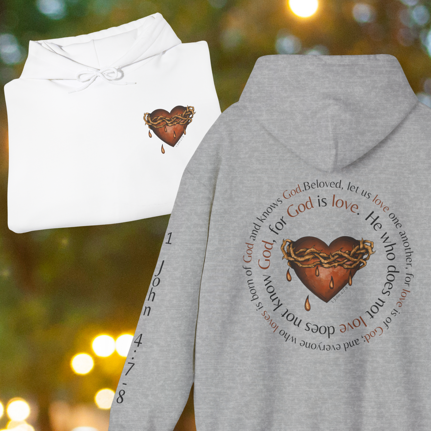 God Is Love - Unisex, Heavy Blend Pullover Hoodie product thumbnail image